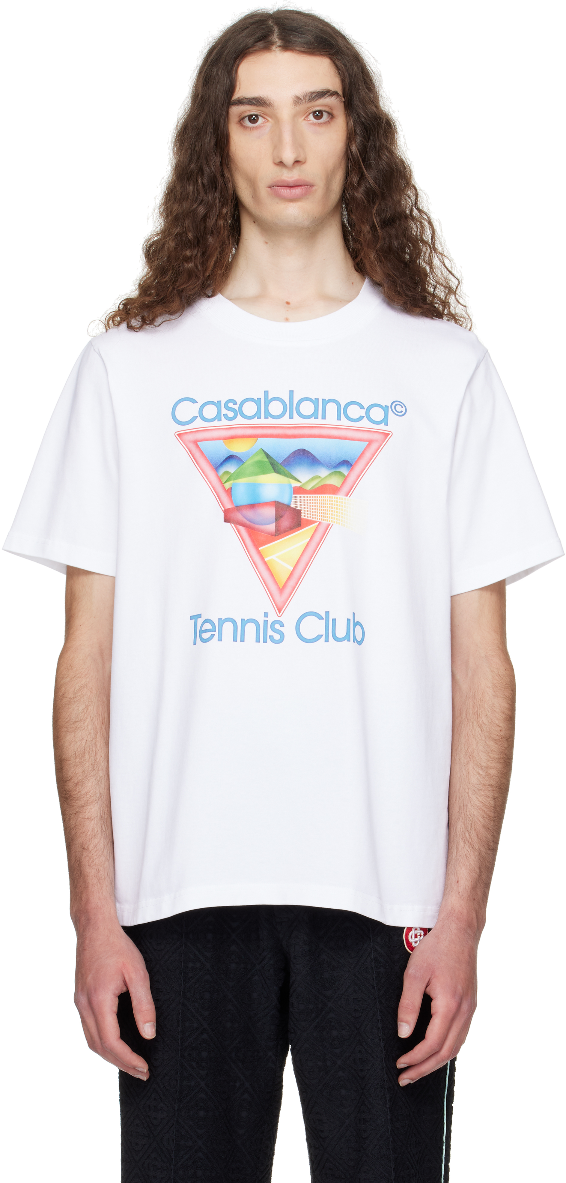 White 'Tennis Club' Icon T-shirt