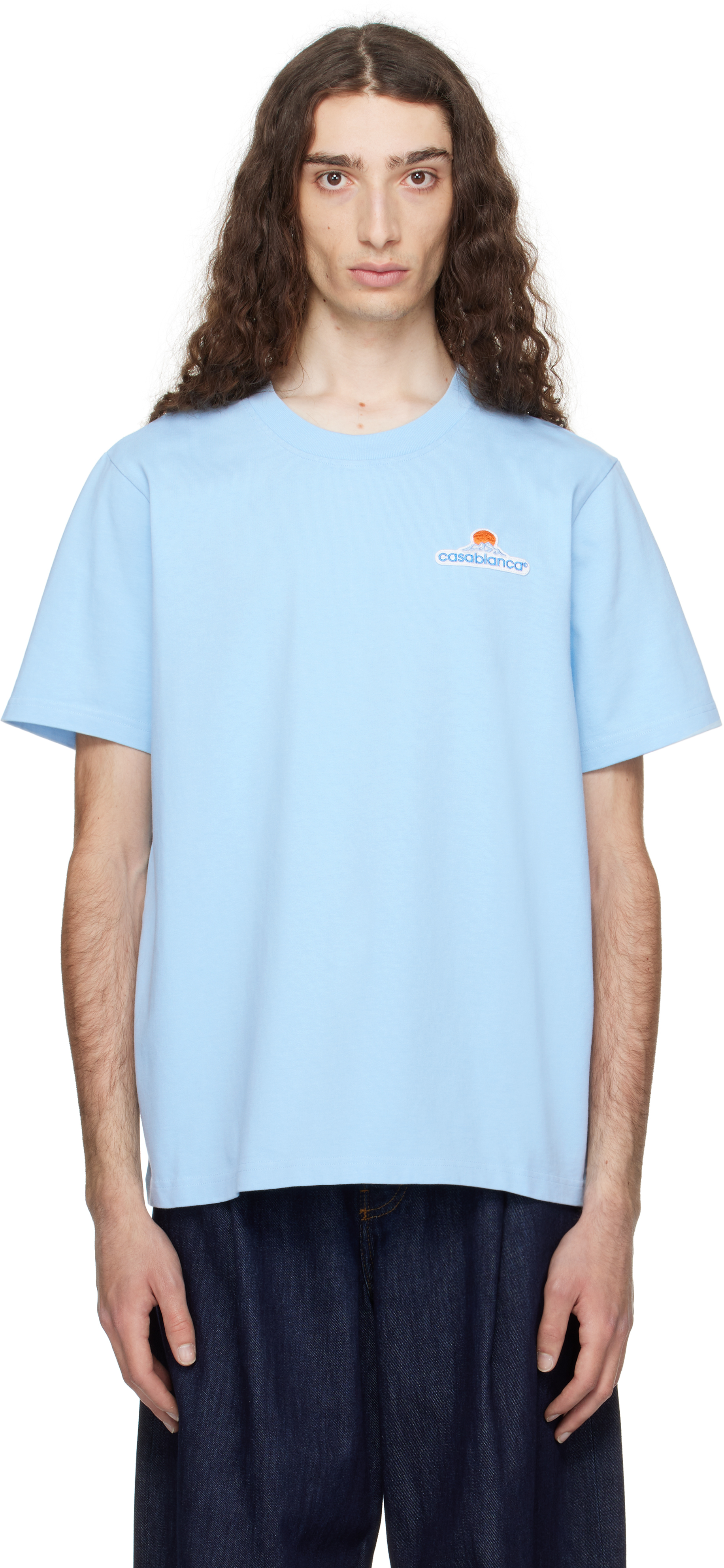 Blue Montagne Patch T-shirt