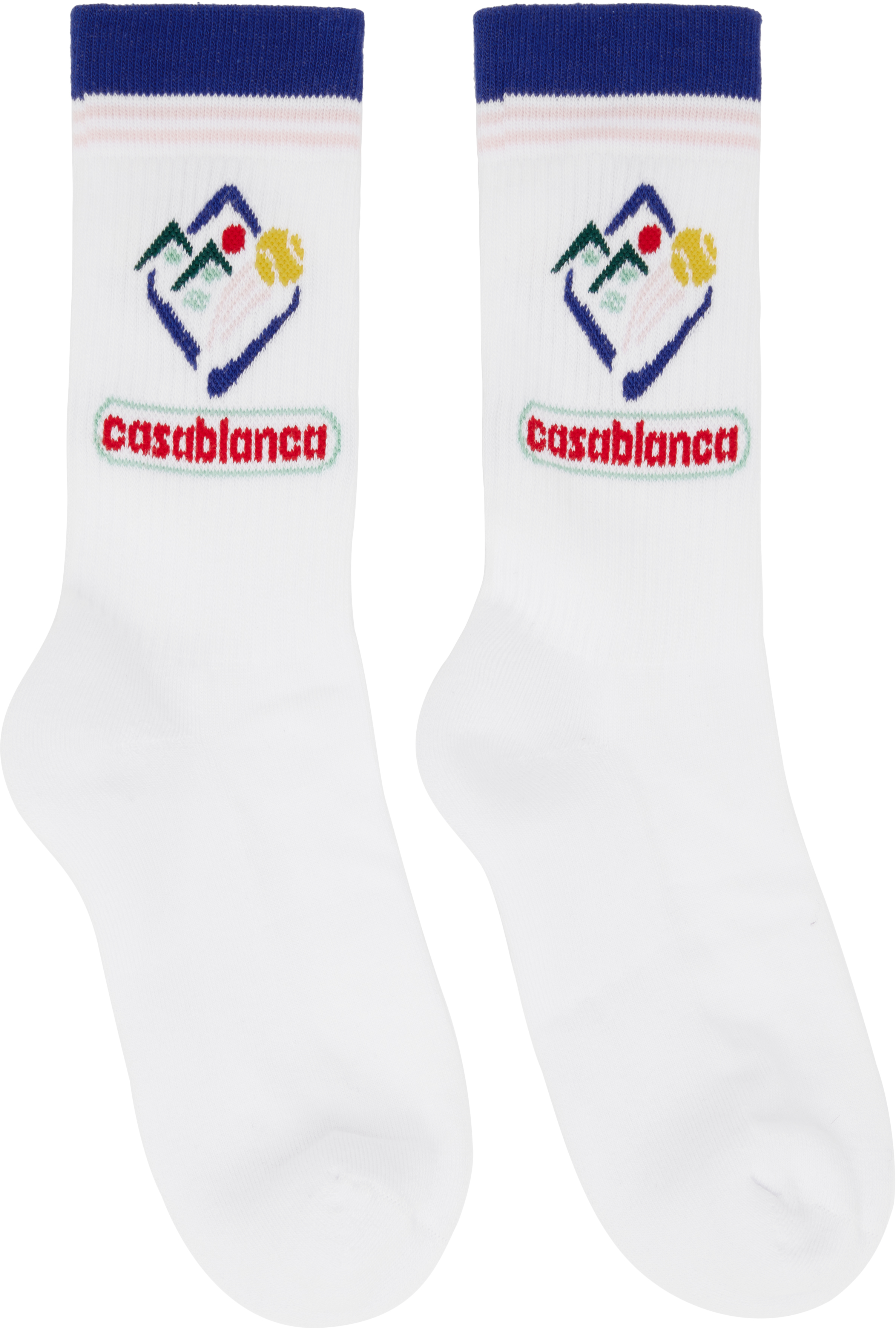 White Fuji Icon Socks