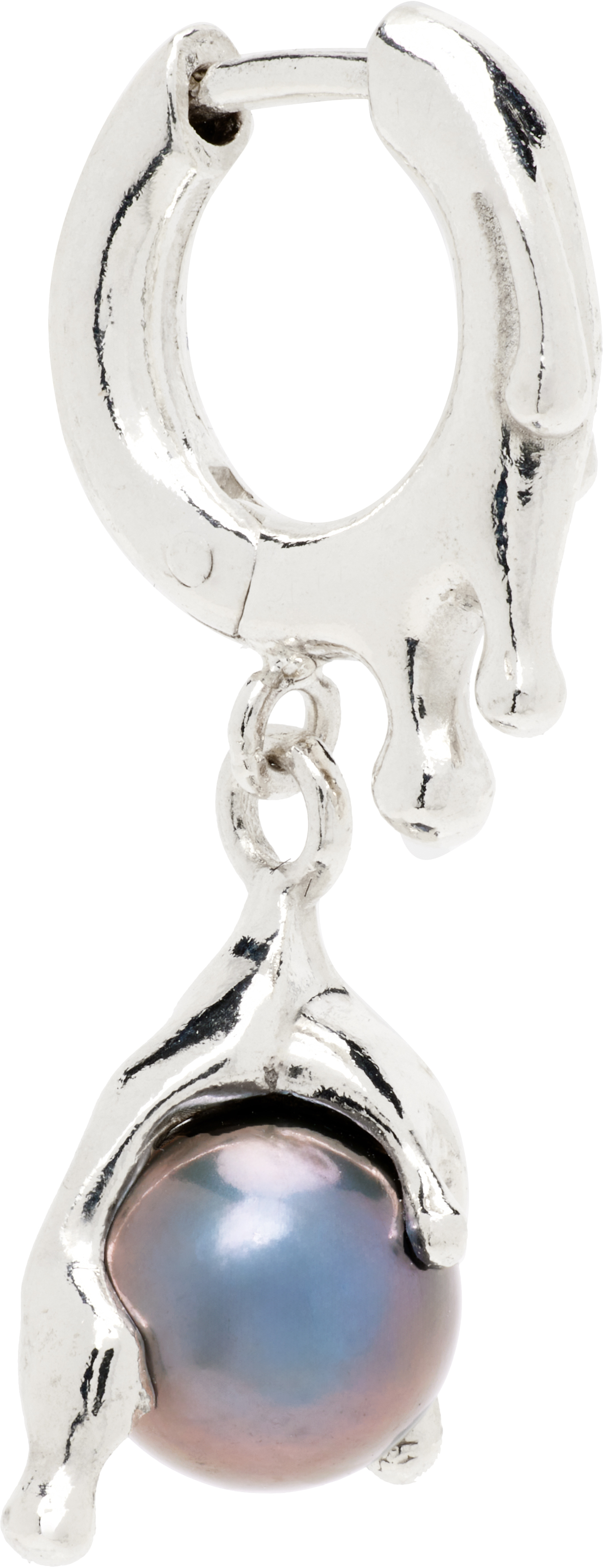 Alan Crocetti Nano Pearl Melt Single Earring