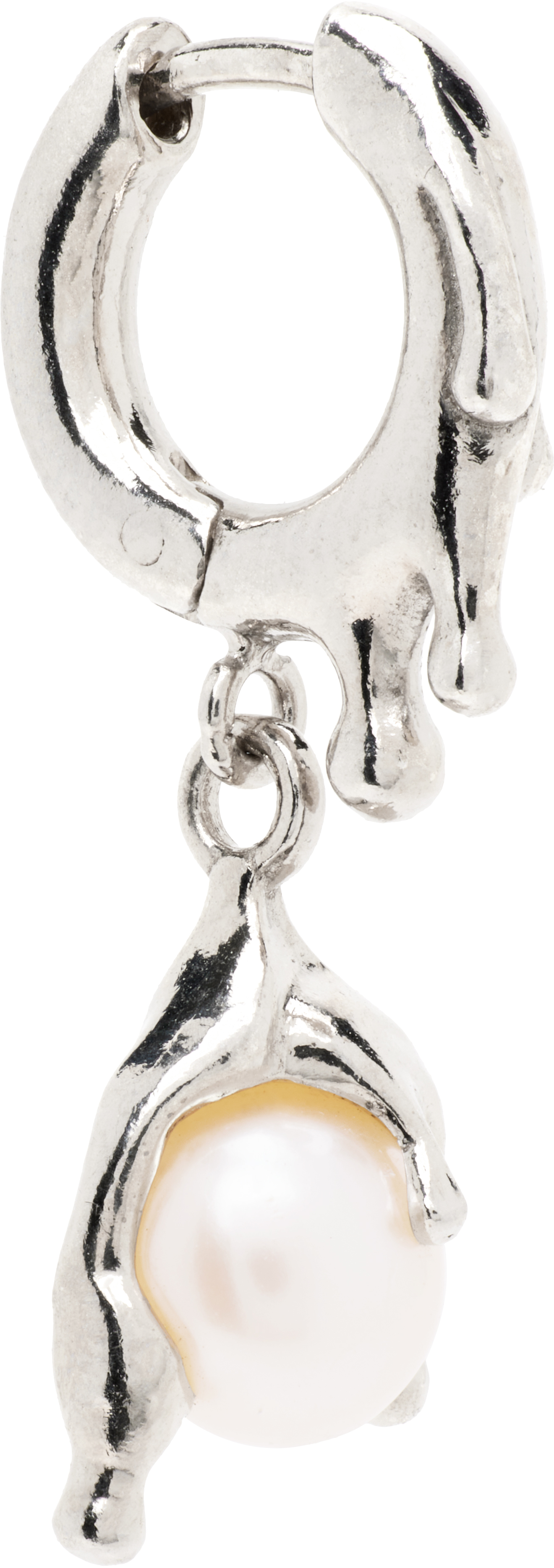 Alan Crocetti Nano Pearl Melt Single Earring