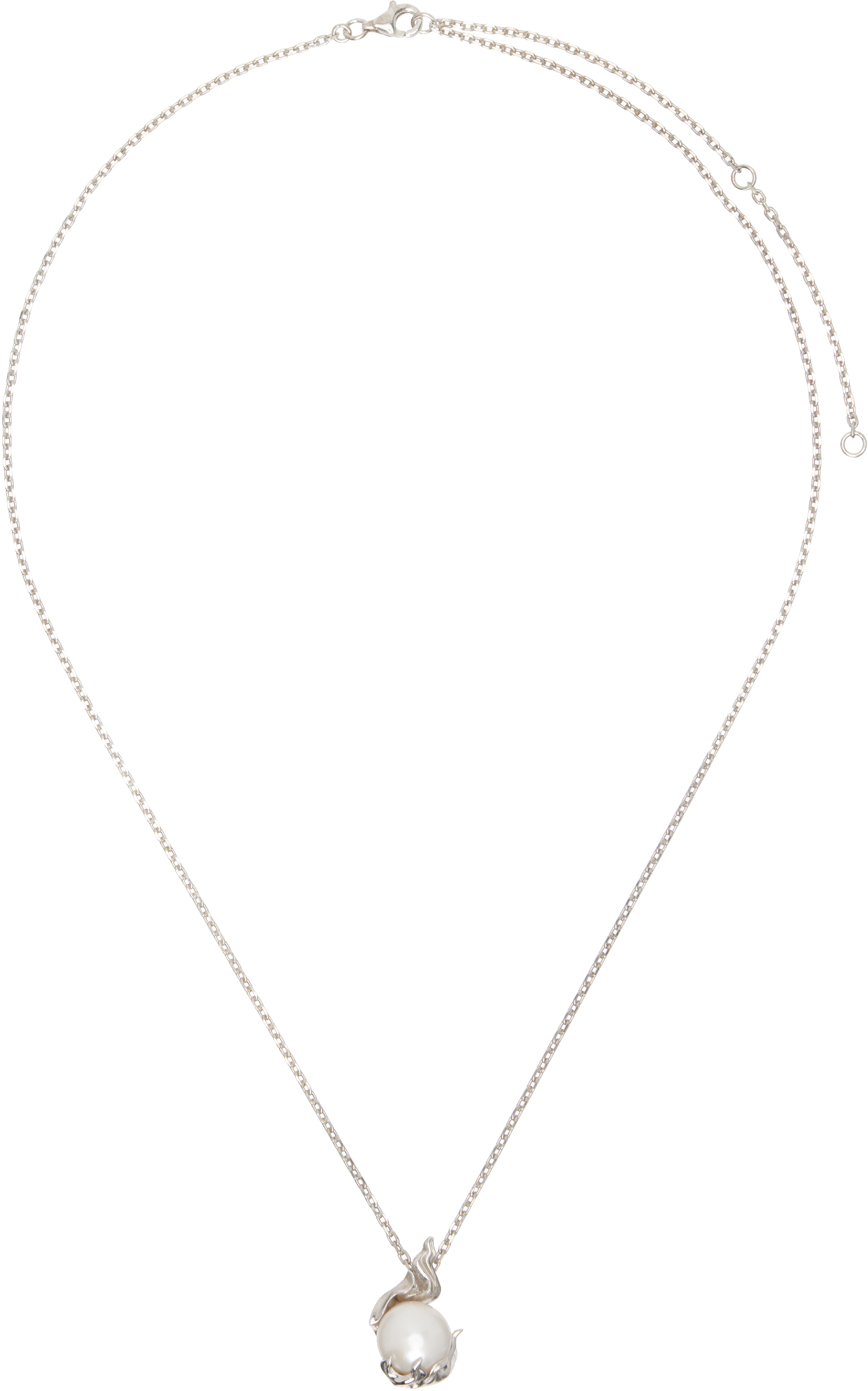 Alan Crocetti Ssense Exclusive Pearl In Heat Necklace