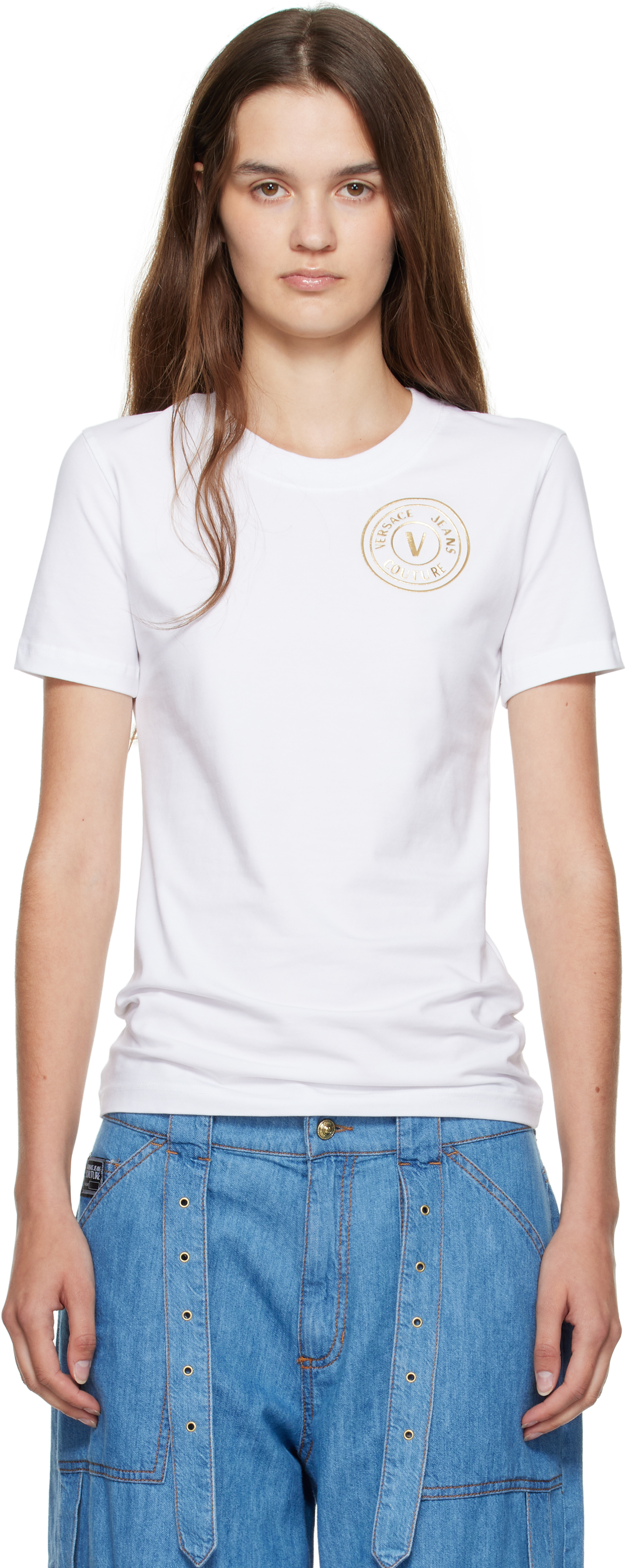White Jersey Stretch T-shirt
