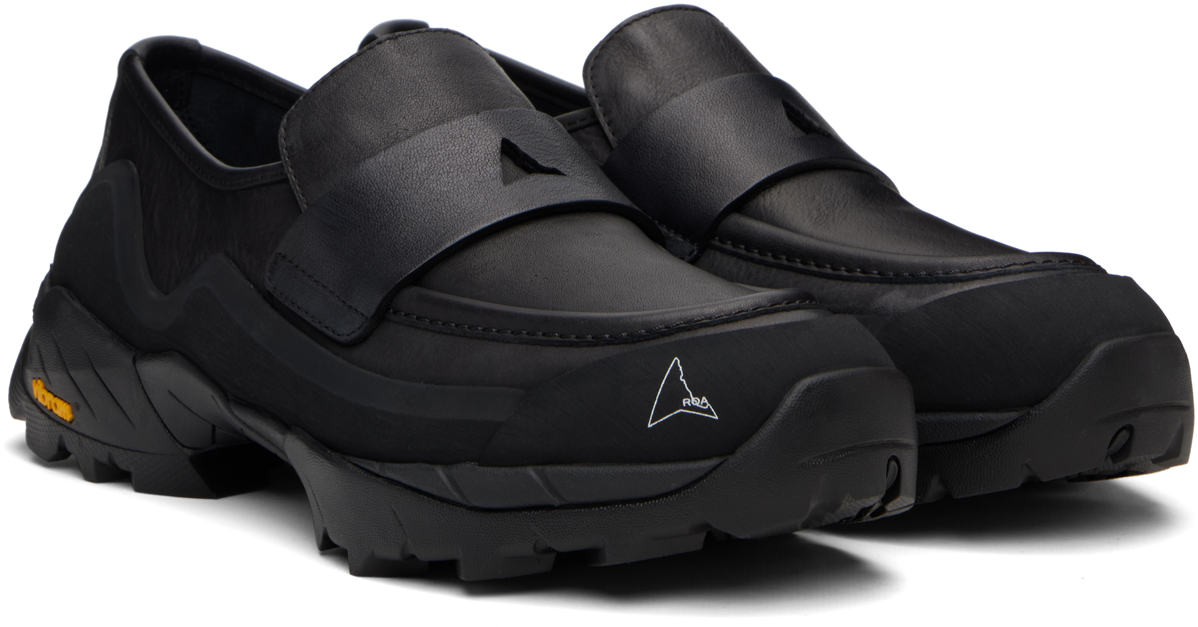 Roa Black Hybrid Loafers In Black