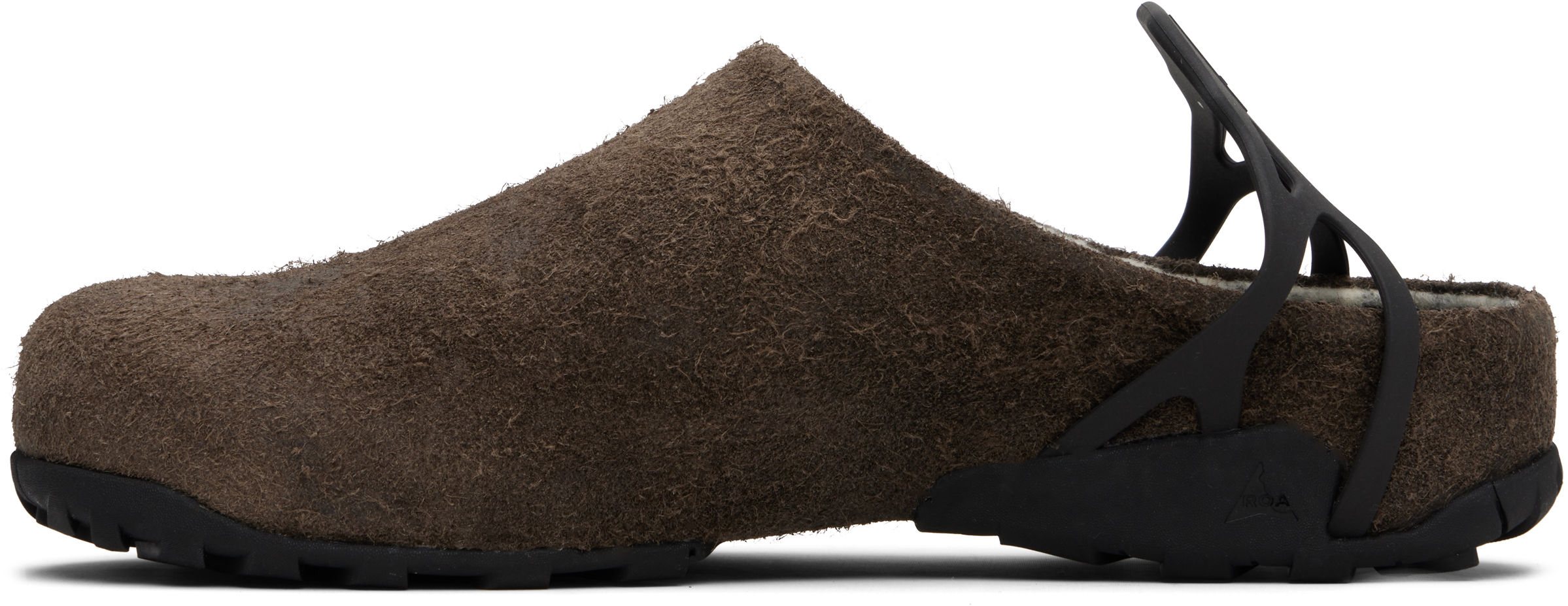 Roa Fedaia Suede Back-strap Mule In Multi