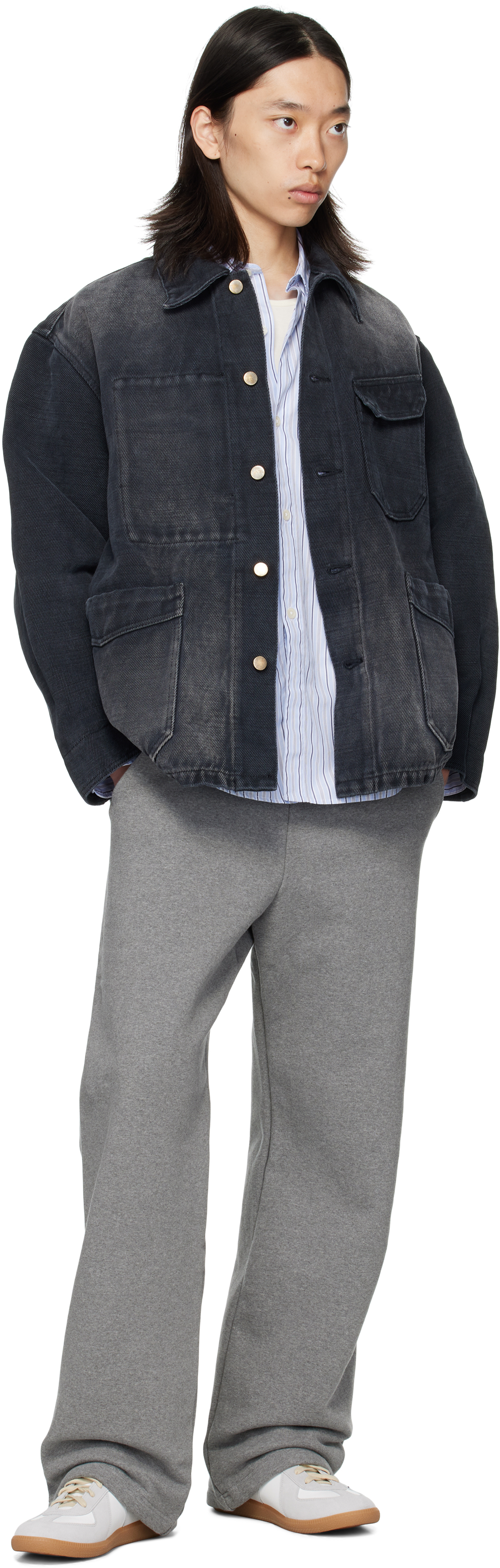Ouat Gray Astro Sweatpants In Gray