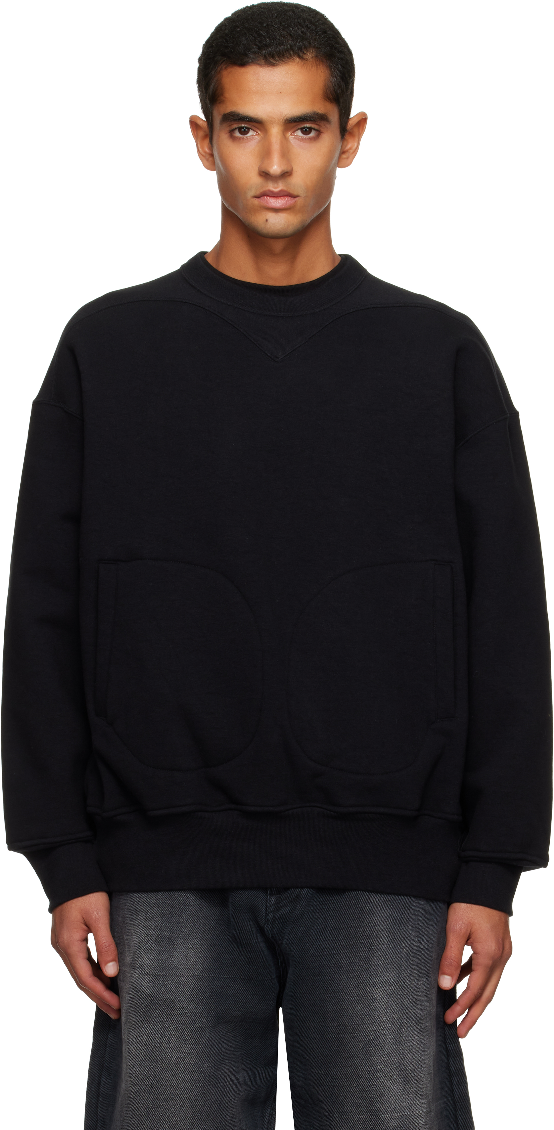 Ouat Black Astro Spalding Sweatshirt In Black