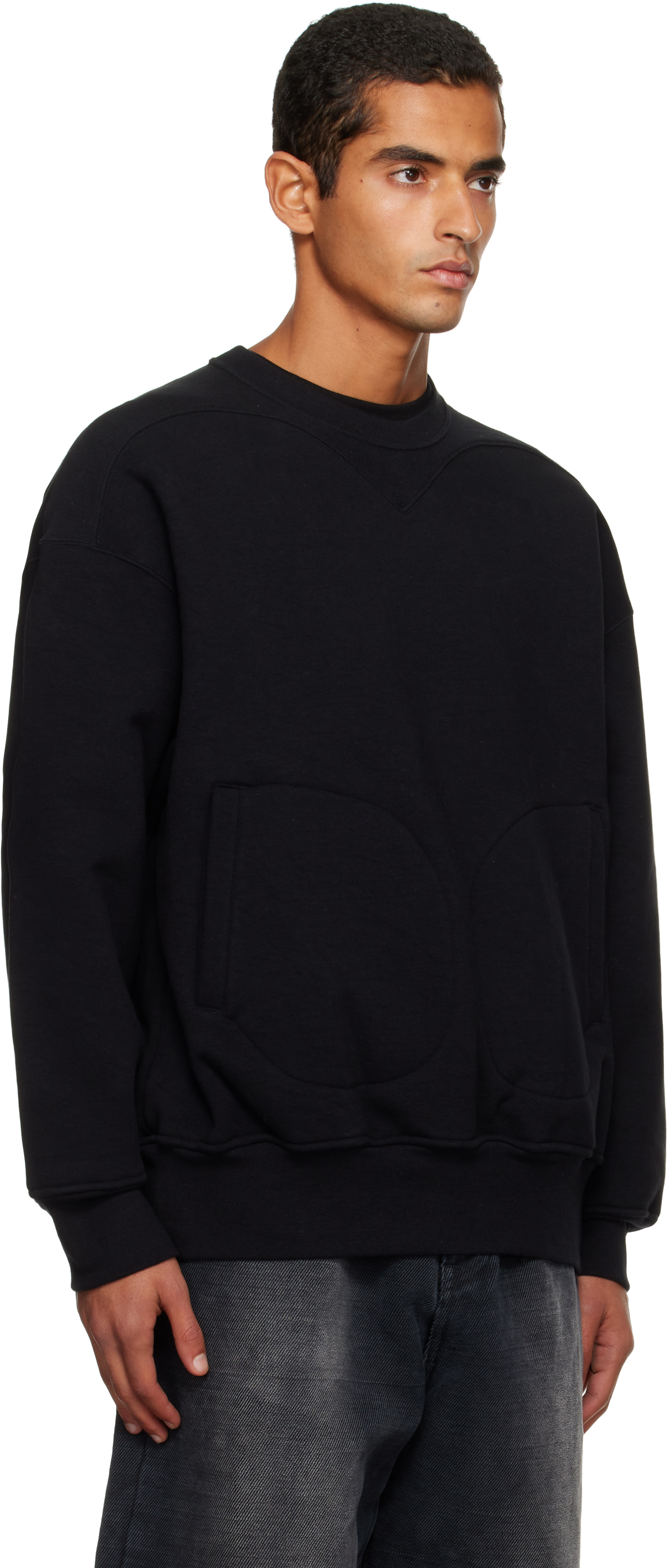 Ouat Black Astro Spalding Sweatshirt In Black