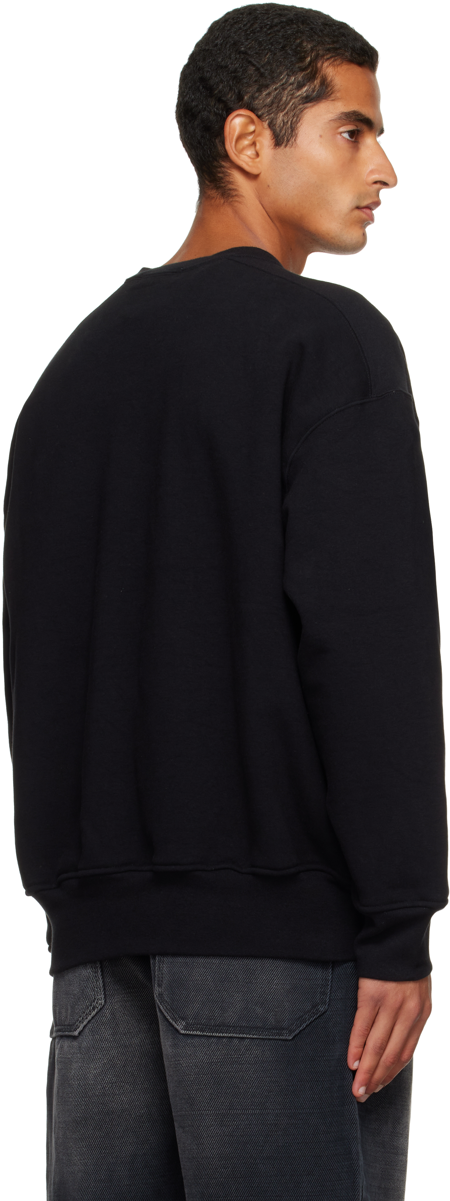 Ouat Black Astro Spalding Sweatshirt In Black