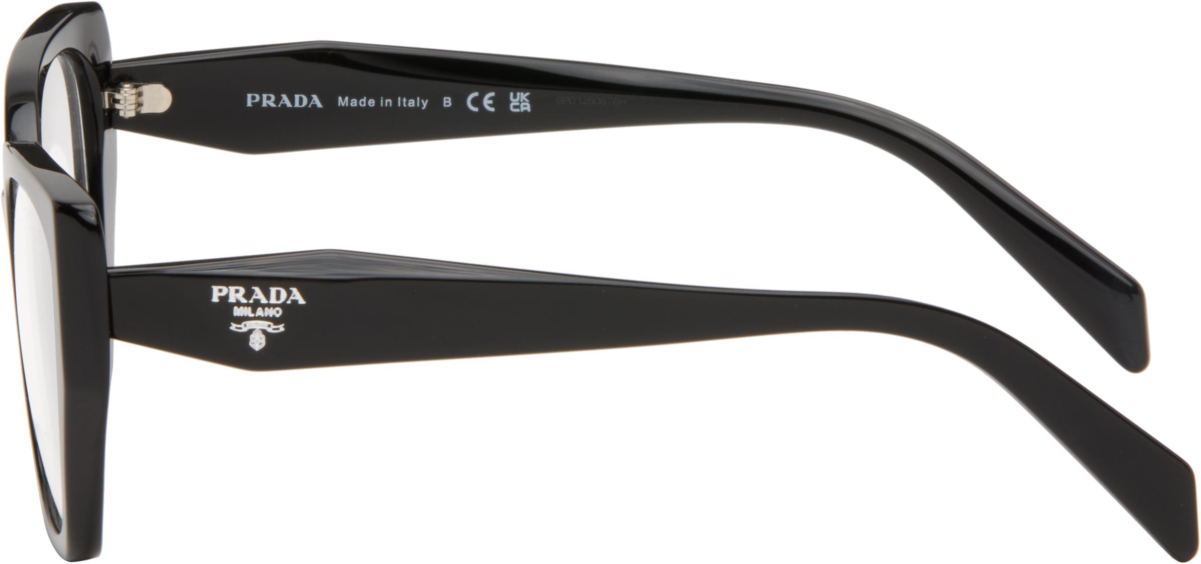 Prada Womens Black Pr 18wv Square-framed Acetate Glasses