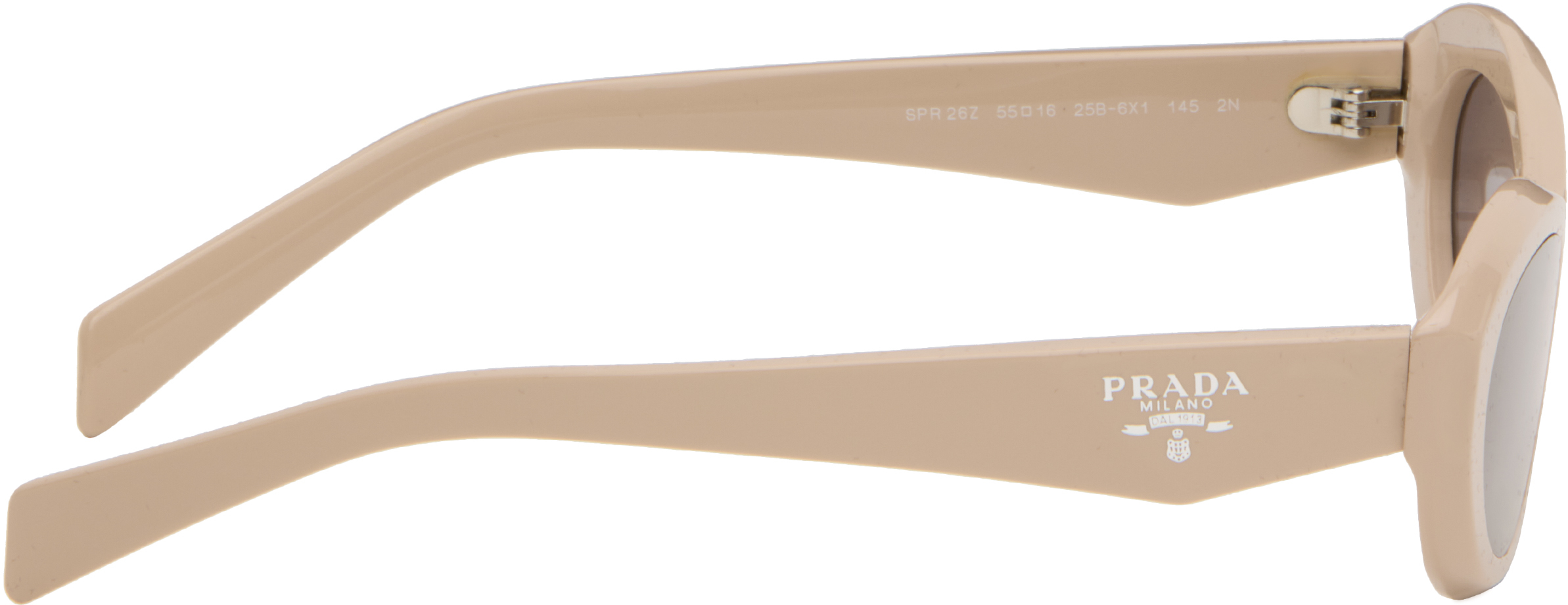 Prada Pink '' Symbole Sunglasses In Metallic