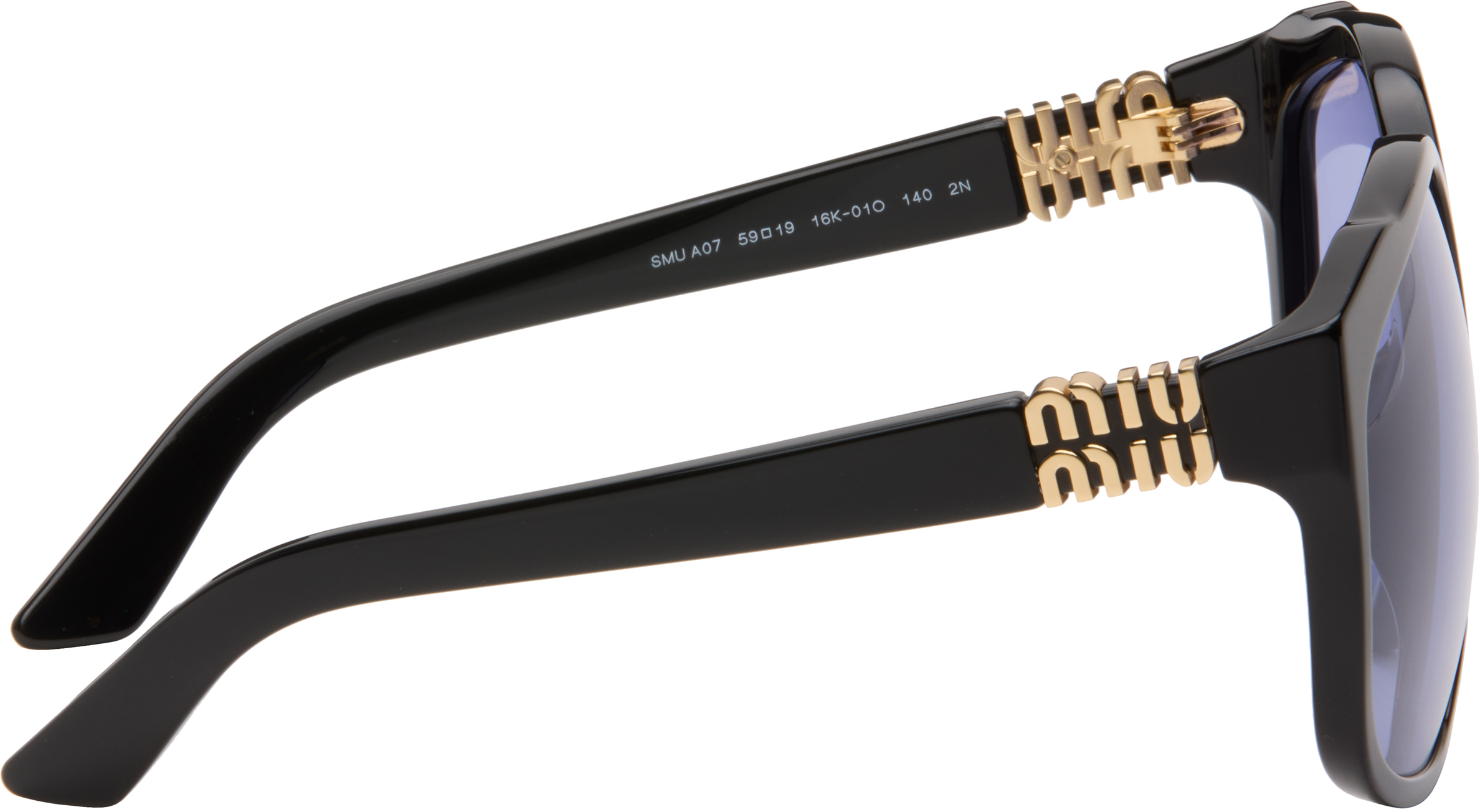 Miu Miu Black Miu Ombre Sunglasses