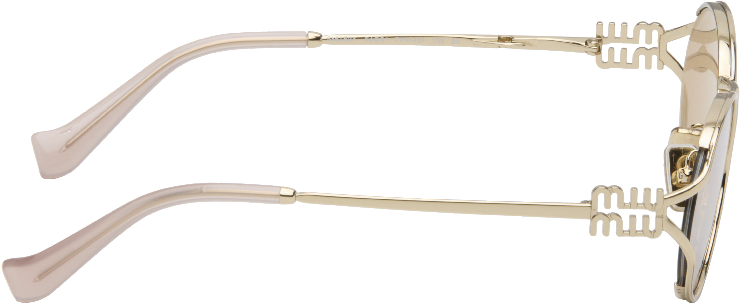 Miu Miu 0mu 52ys Sunglasses In Brown