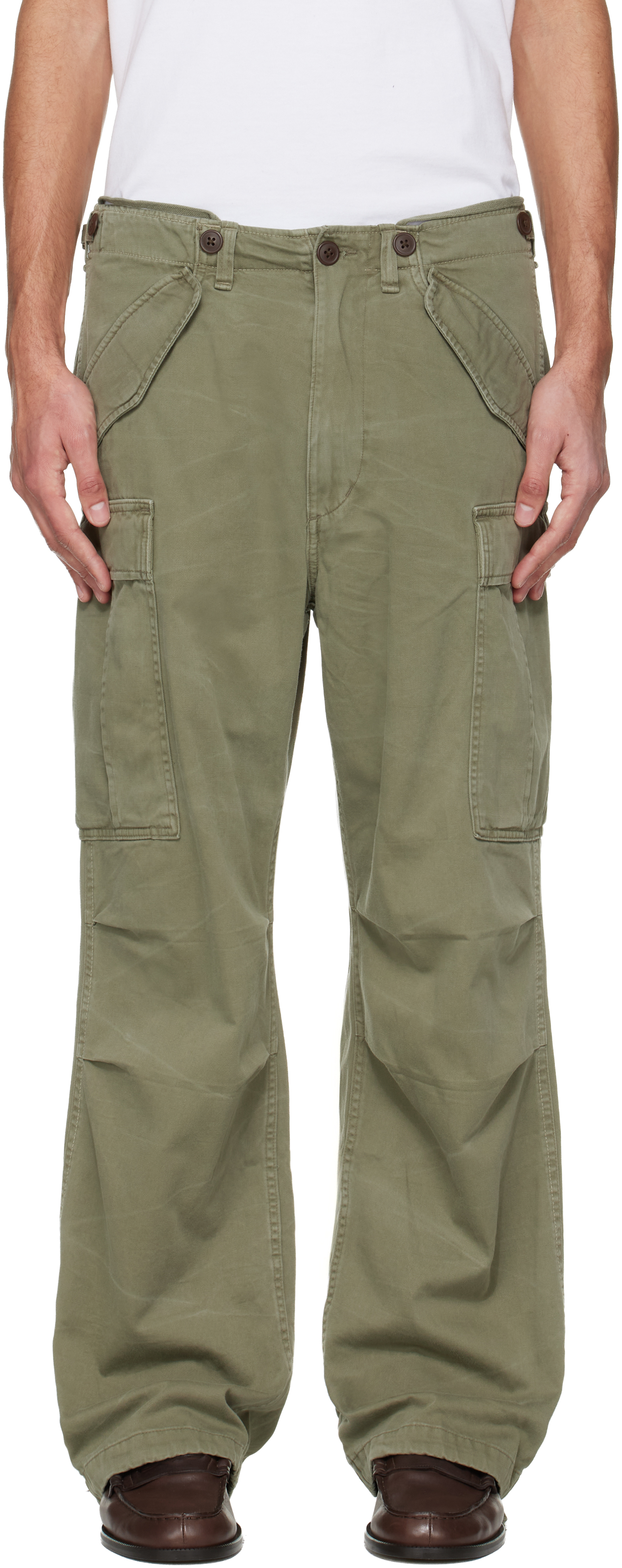 Khaki 'The Big Cargo' Pants by Polo Ralph Lauren on Sale