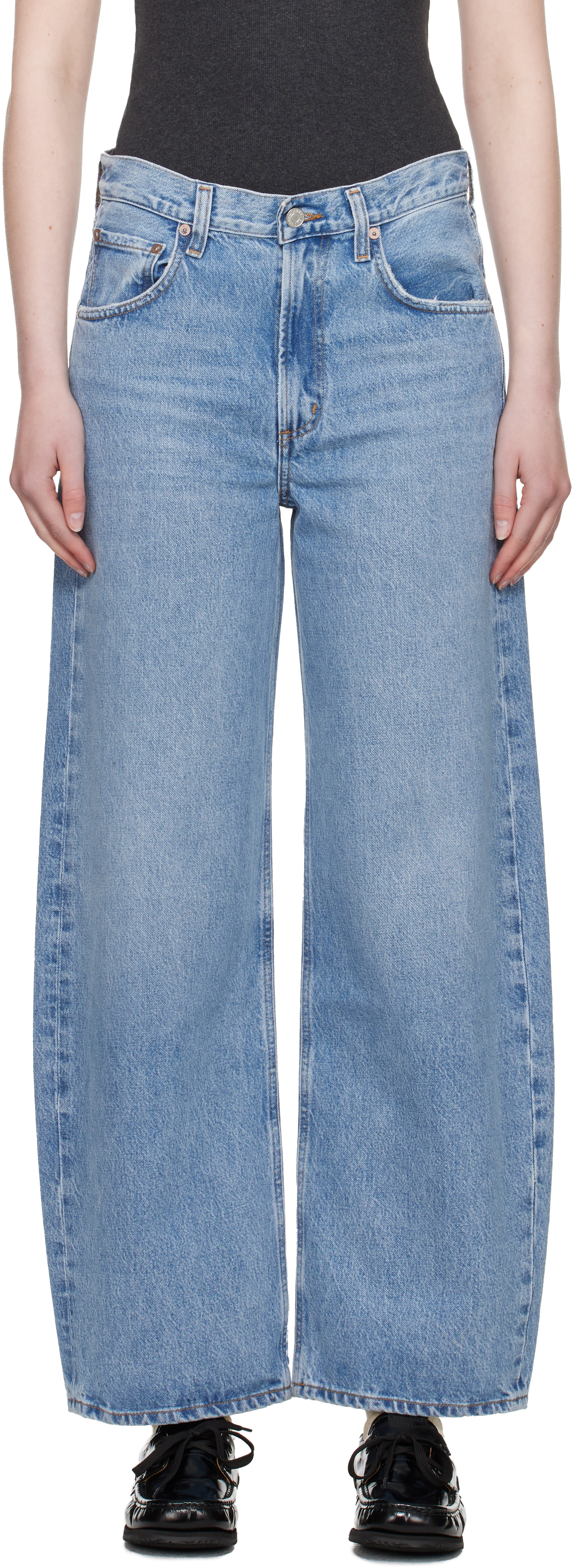 Blue Low Curve Jeans