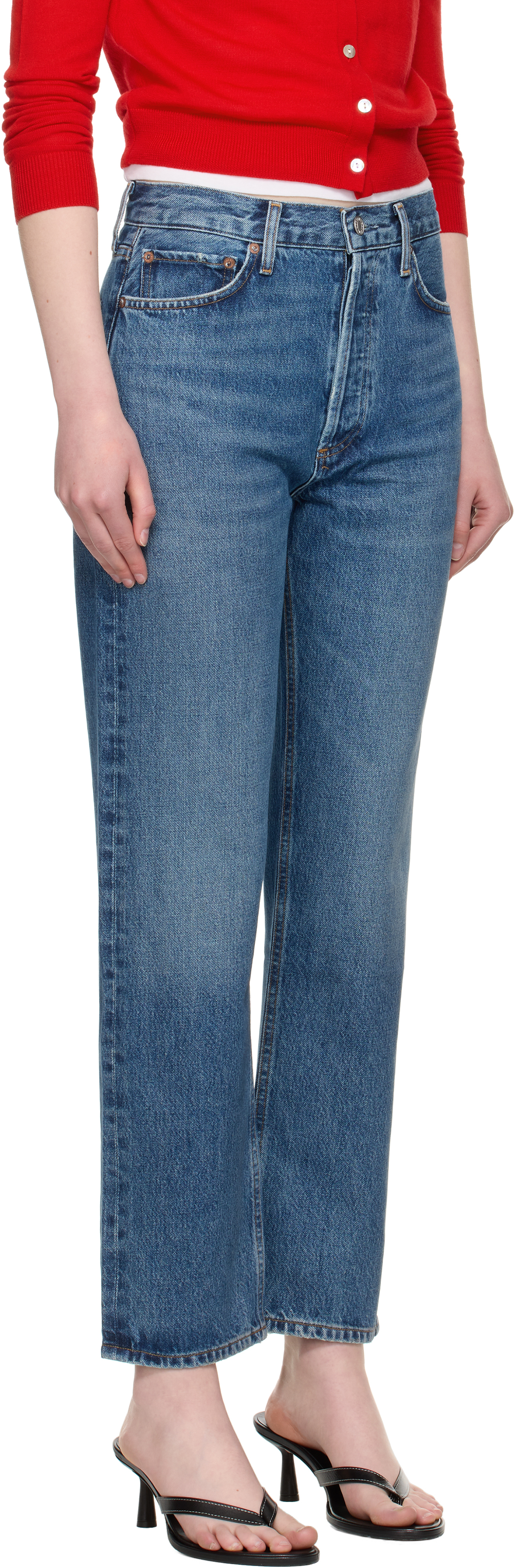Agolde Jeans With Belt Loops