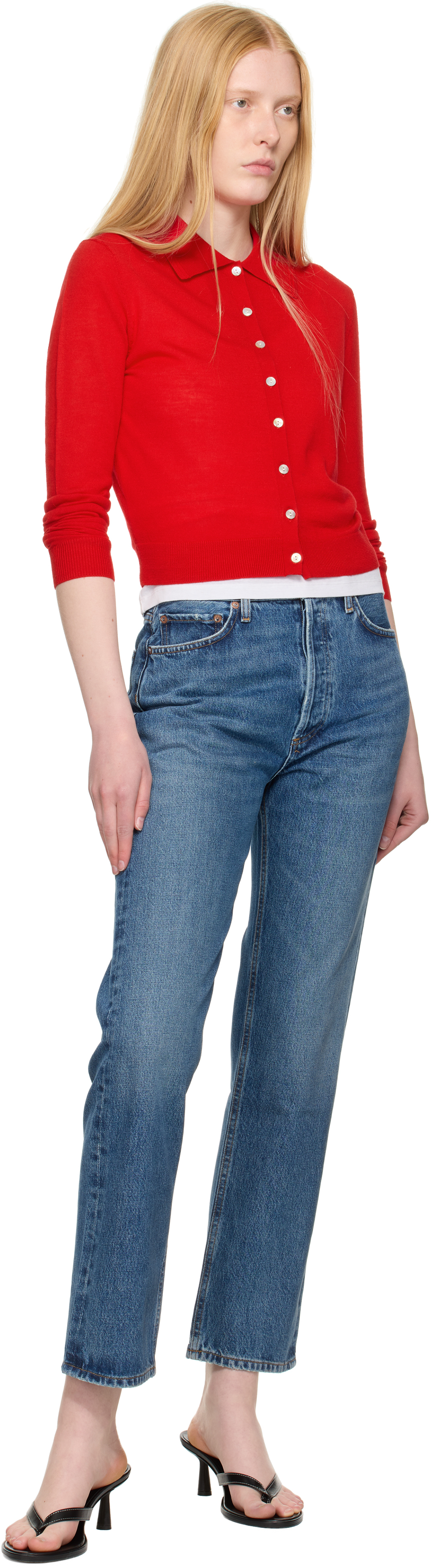 Agolde Jeans With Belt Loops