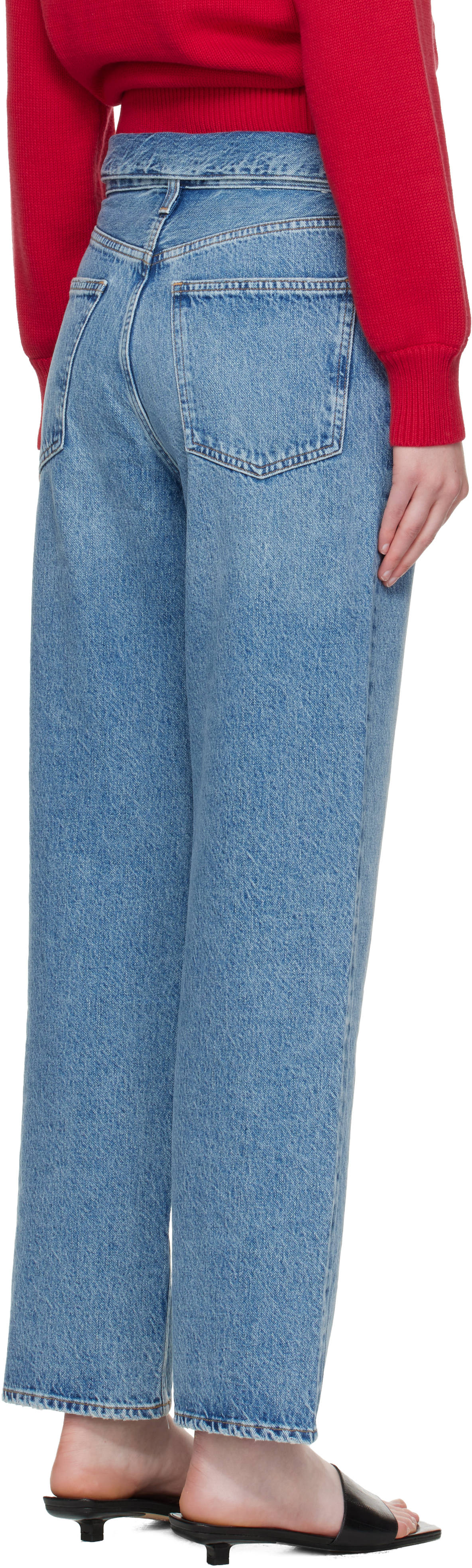 Agolde Blue Echo Taper Jeans