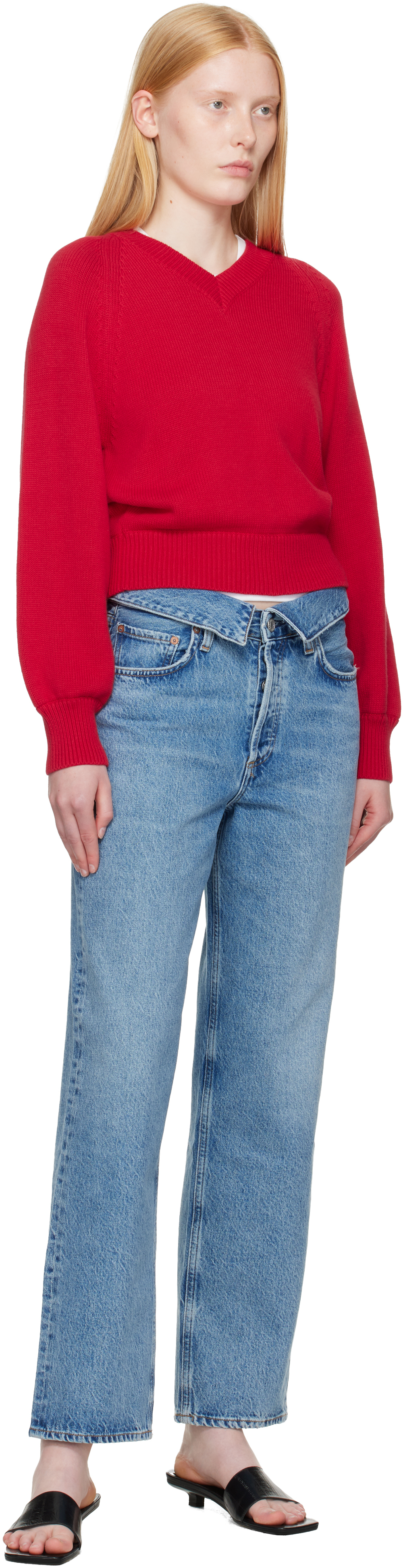 Agolde Blue Echo Taper Jeans
