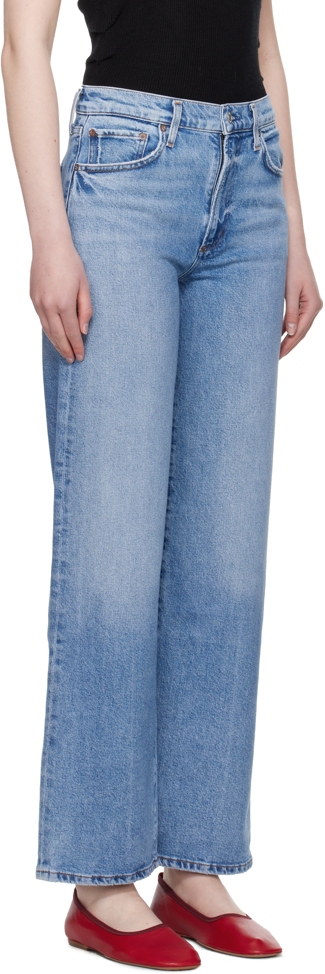 Agolde V-waist Straight-leg Jeans