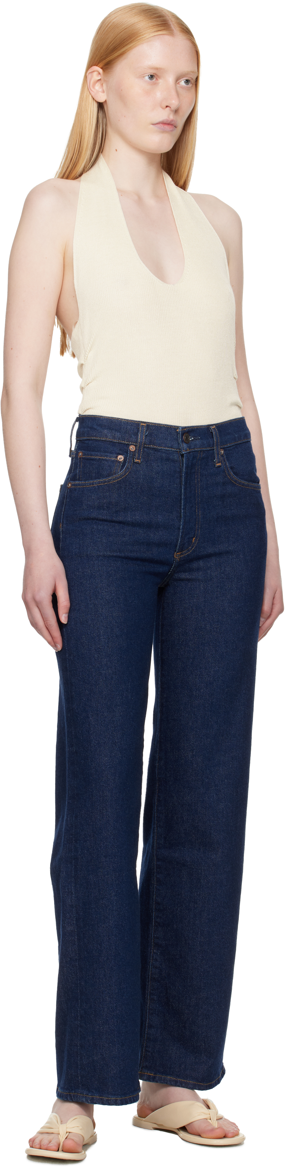 Agolde Harper Mid-rise Wide-leg Jeans