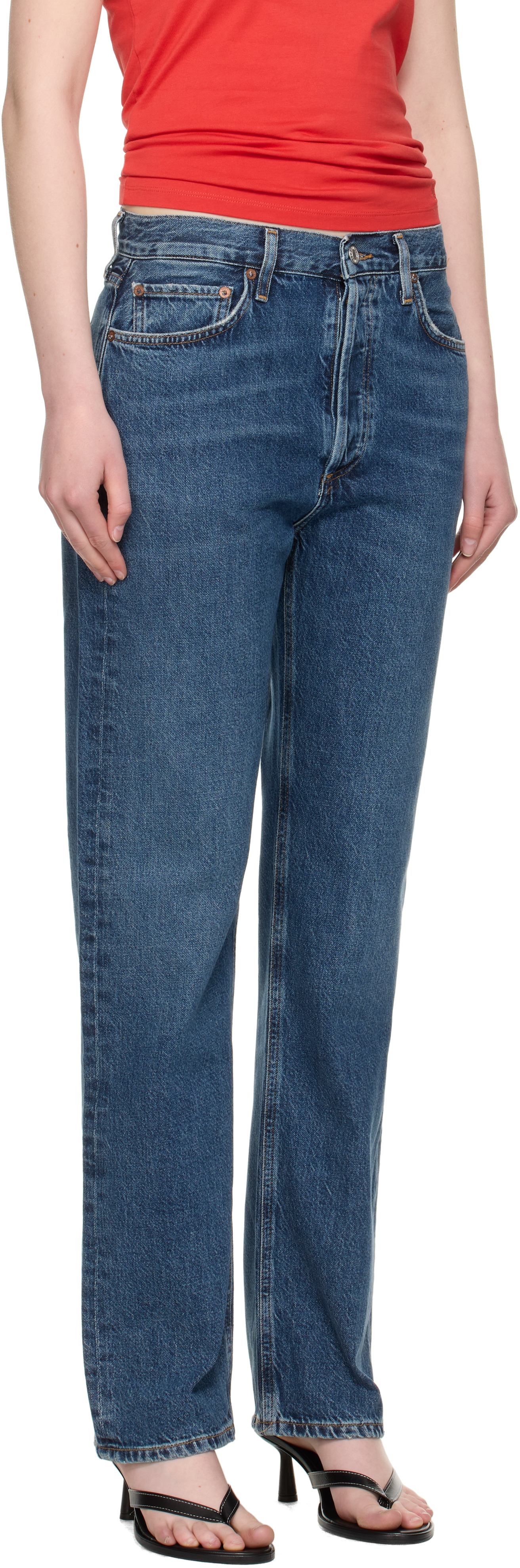 Agolde Jeans With Belt Loops