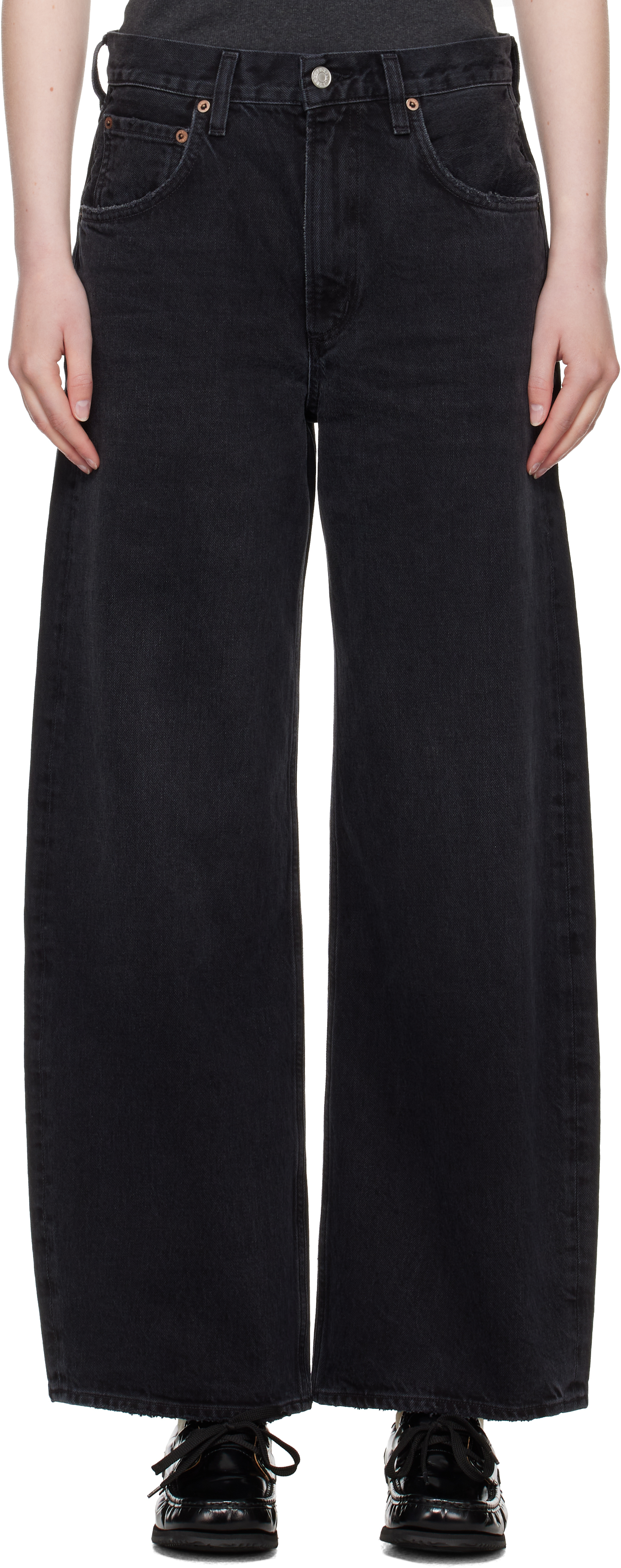Agolde Black Low Curve Jeans