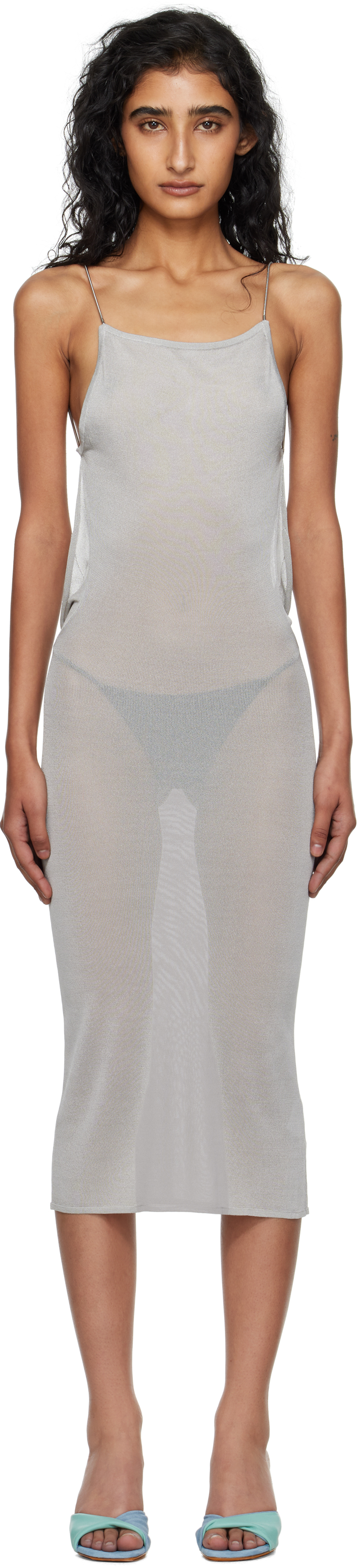 Silver Awa Maxi Dress