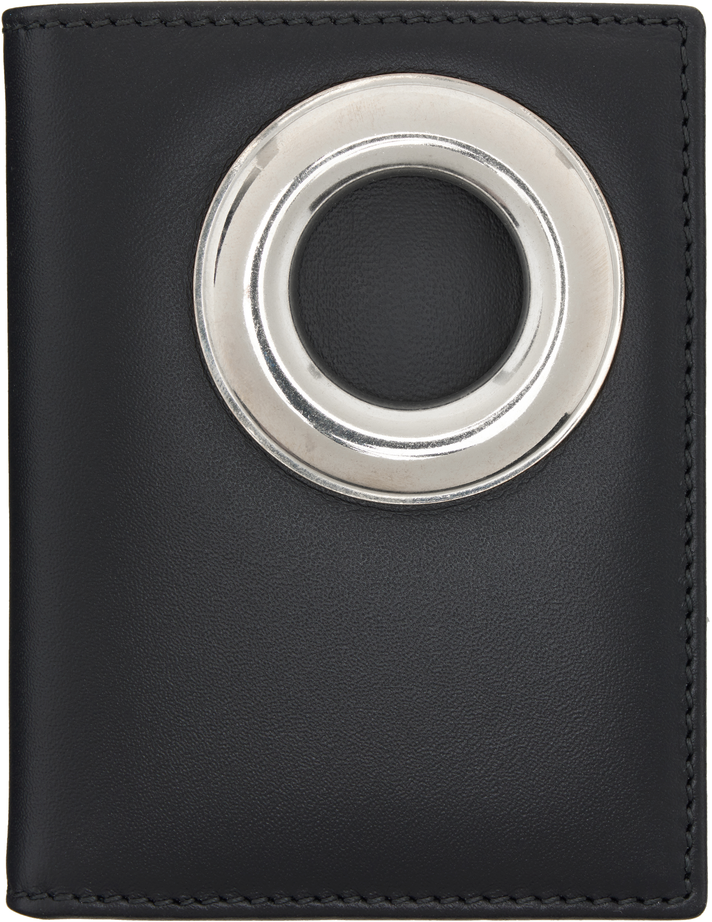 Black Eyelet Wallet