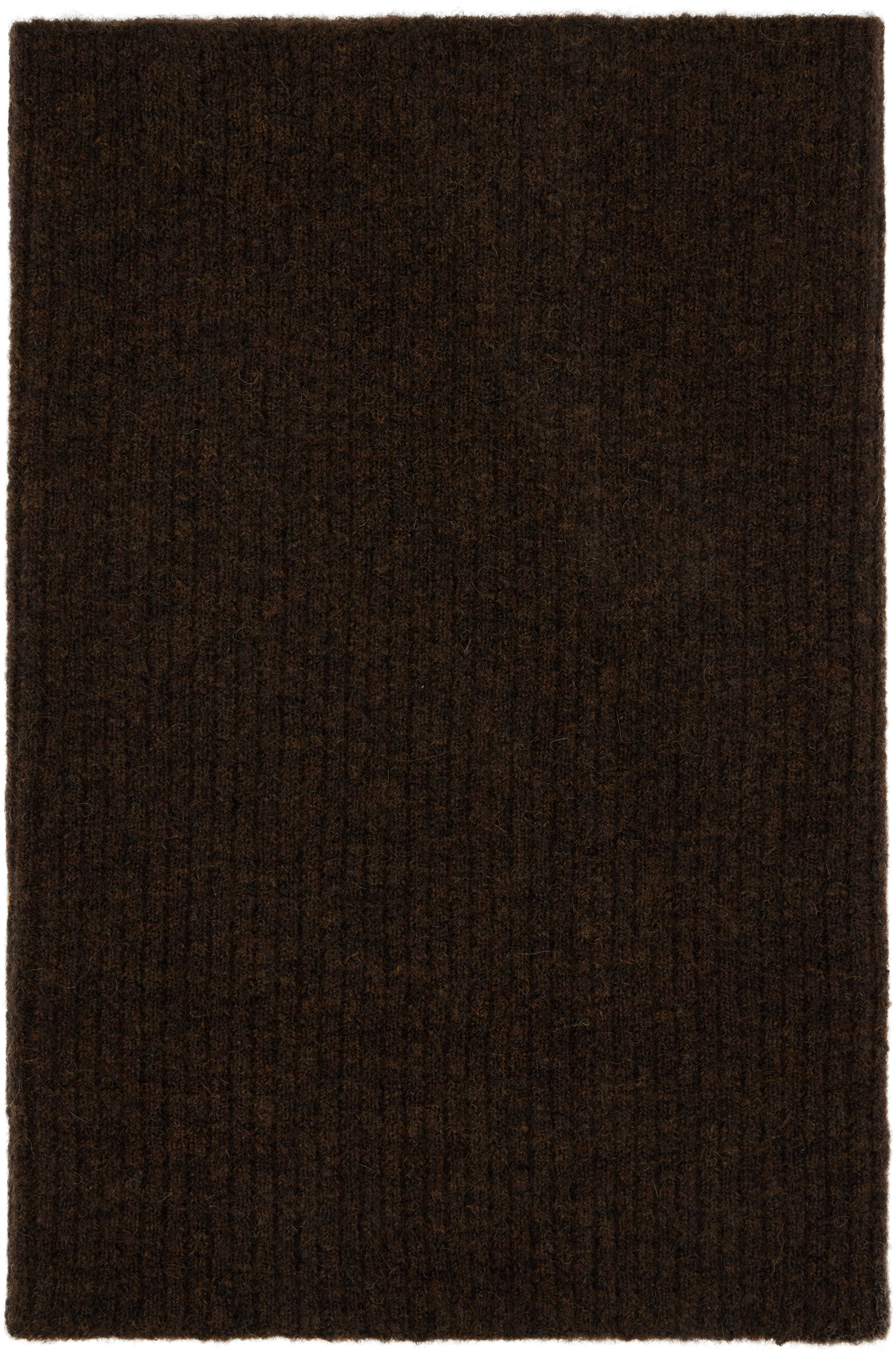 Rick Owens Brown Concordians Tube Scarf