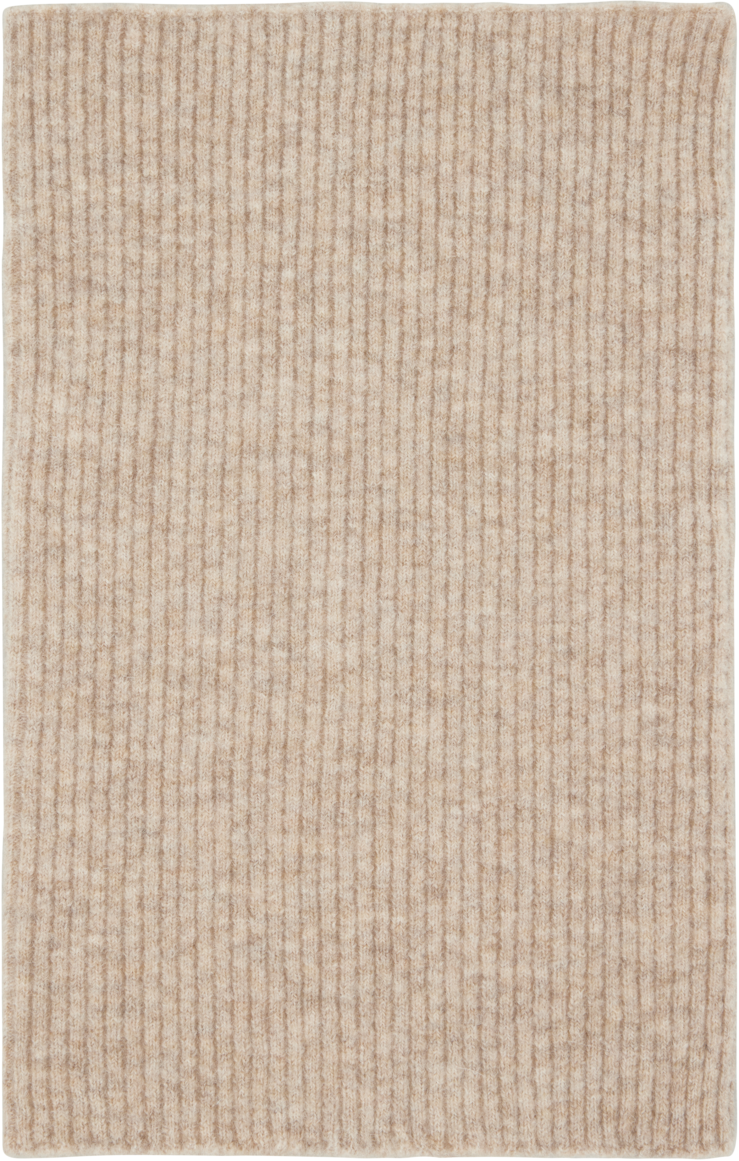 Rick Owens Beige Concordians Tube Scarf In Brown