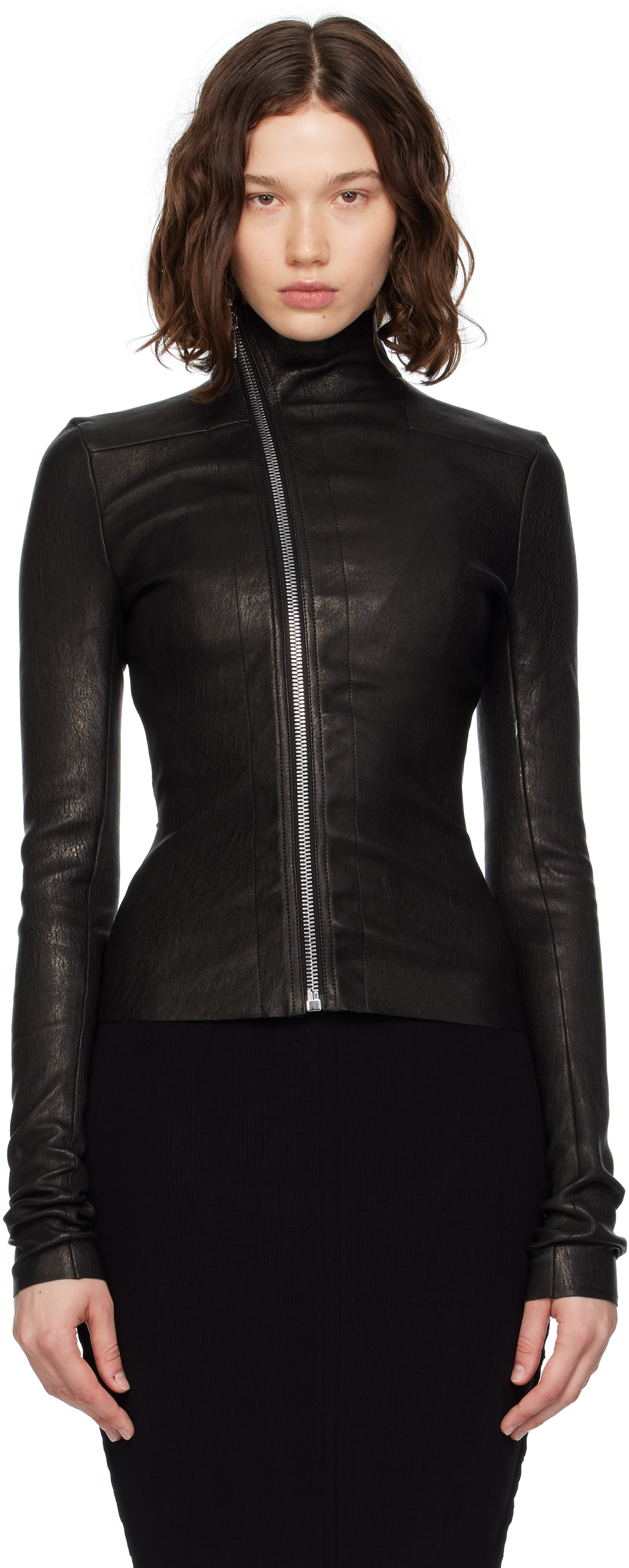 Black Concordians Gary Leather Jacket