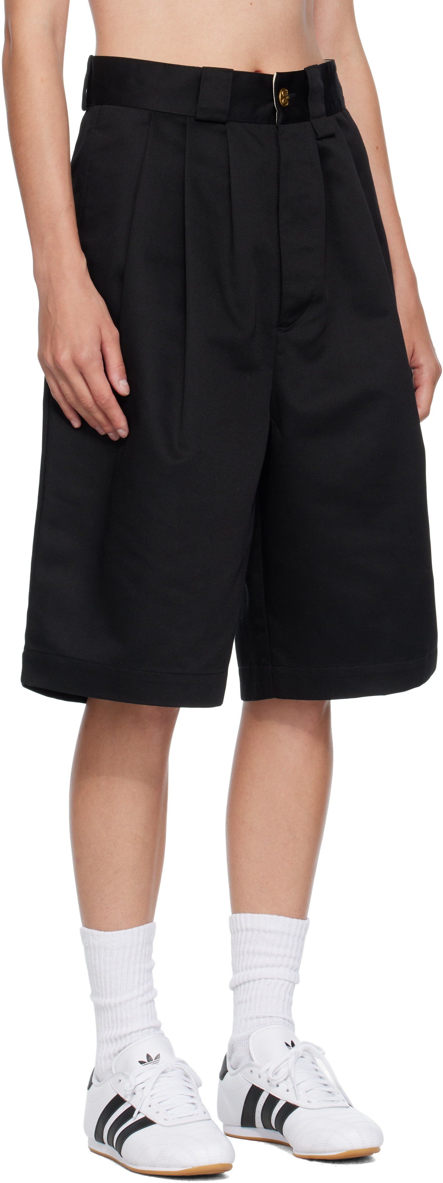 Willy Chavarria Black Borracho Shorts In Black