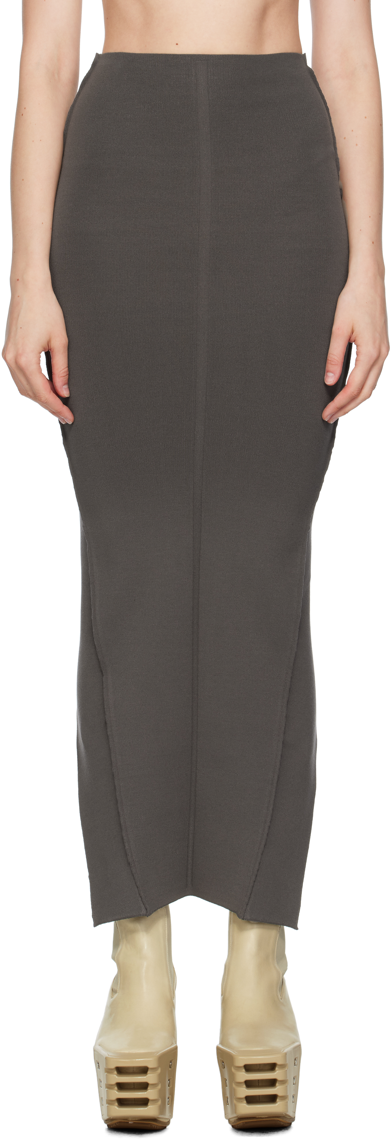 Black Concordians Pillar Maxi Skirt