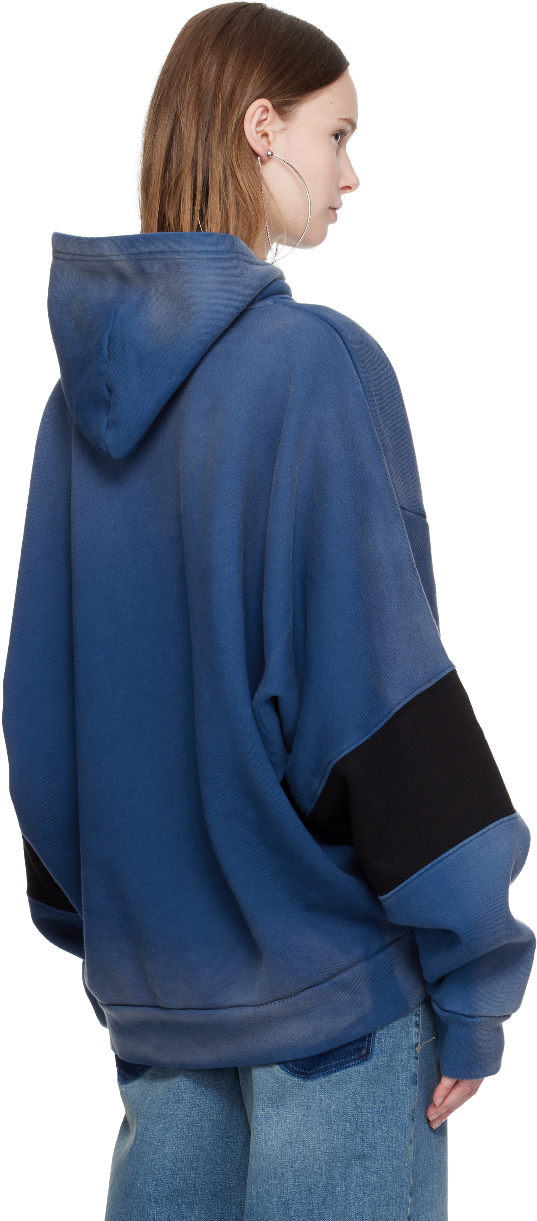 Willy Chavarria Blue 'casa De Chavarria' Hoodie In Blue