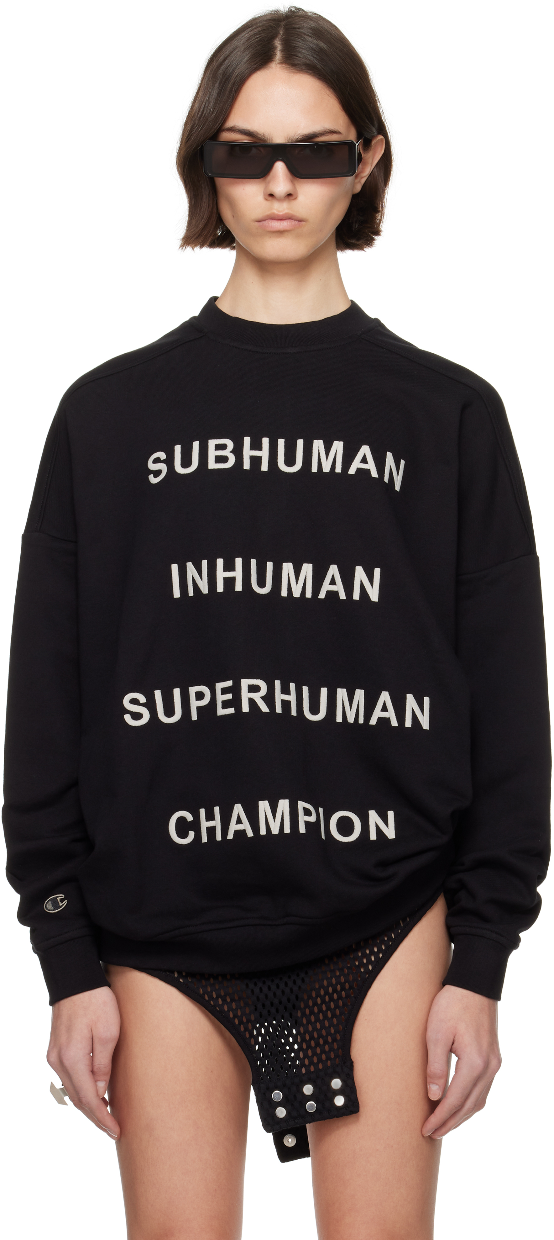 Black Champion Edition Jumbo Sweatshirt
