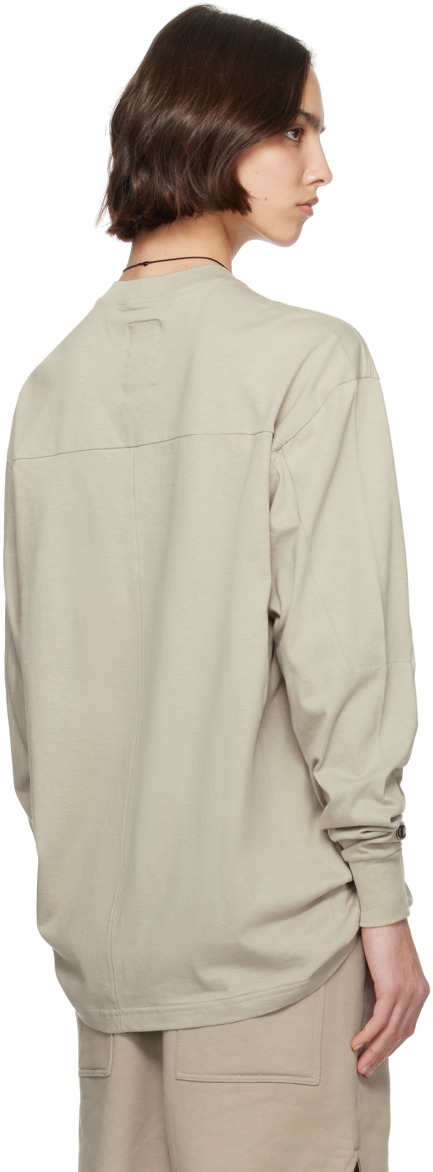 Rick Owens Off-white Champion Edition Girdered T-shirt