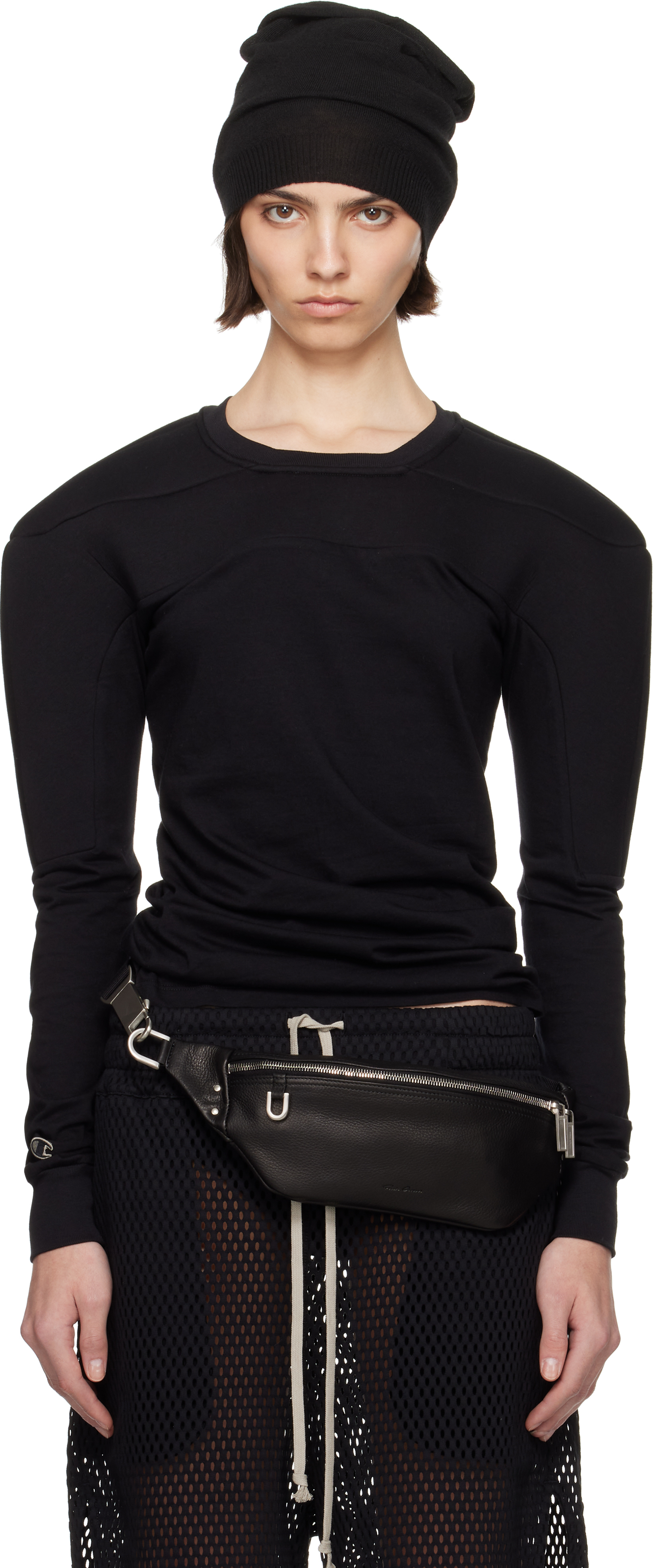 Black Champion Edition Girdered Harness Sweatshirt