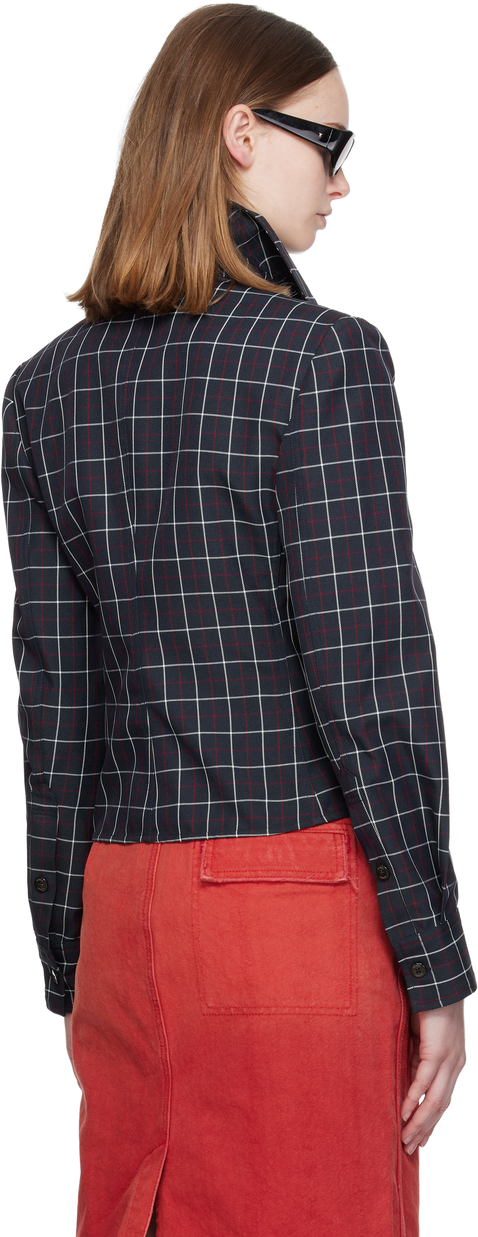 Willy Chavarria Navy Chavella L/s Shirt In Blue