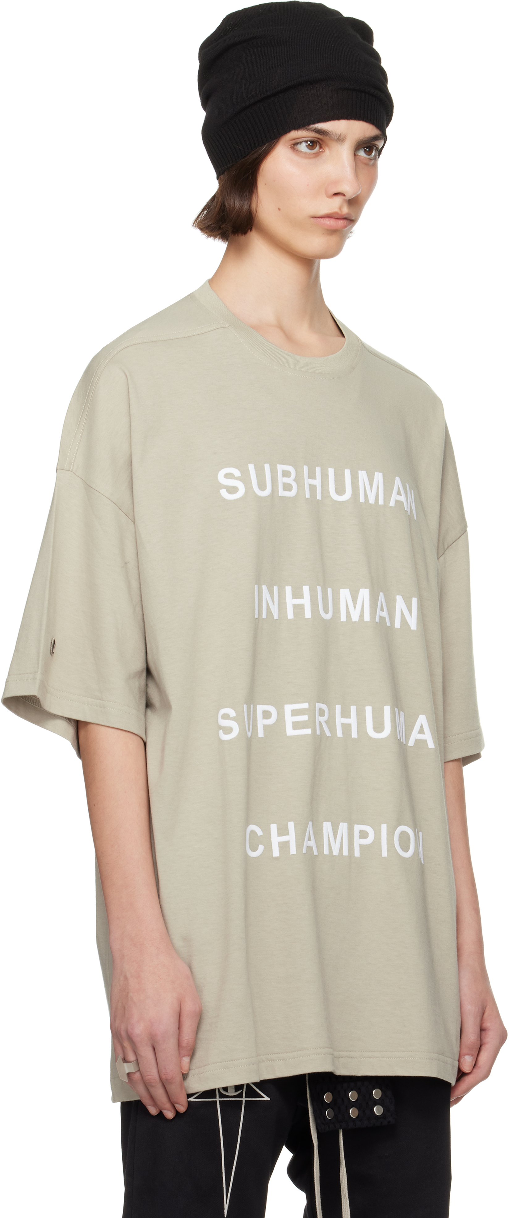 Rick Owens Off-white Champion Edition Tommy T-shirt