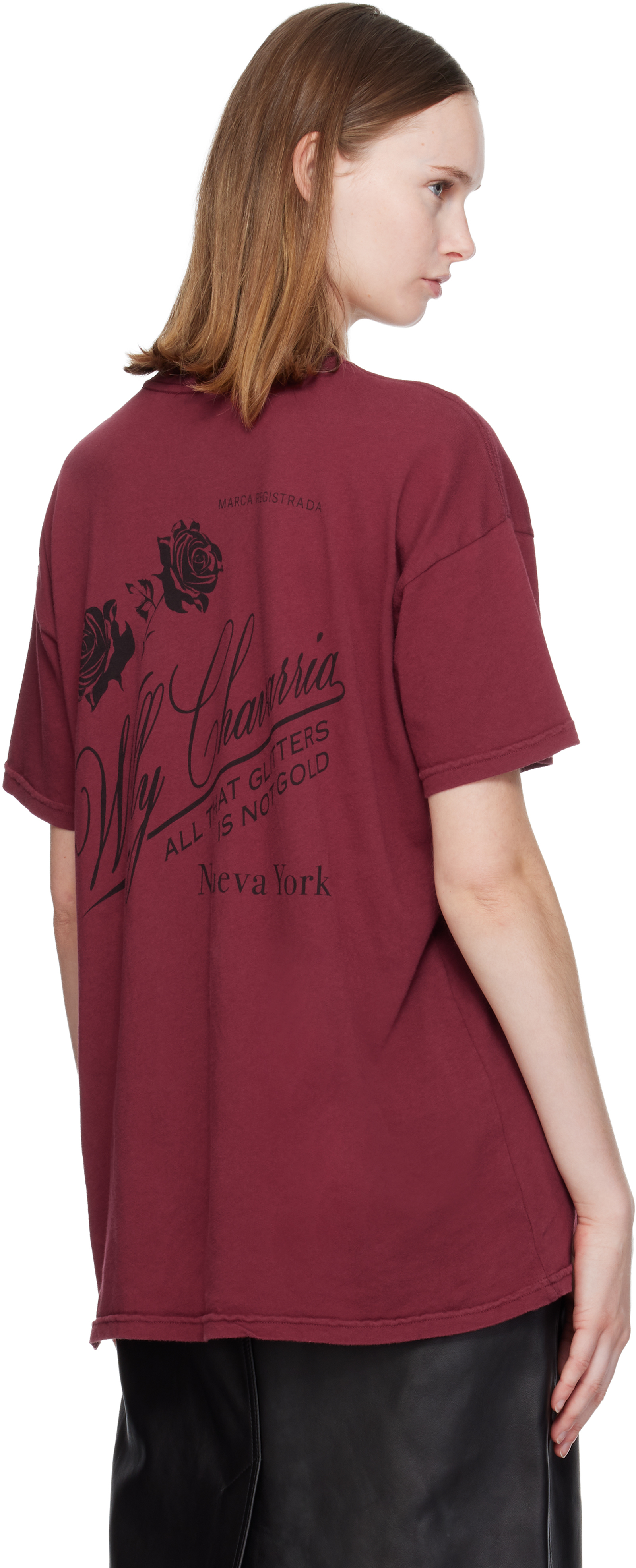 Willy Chavarria Red Proverb Easy T-shirt In Red