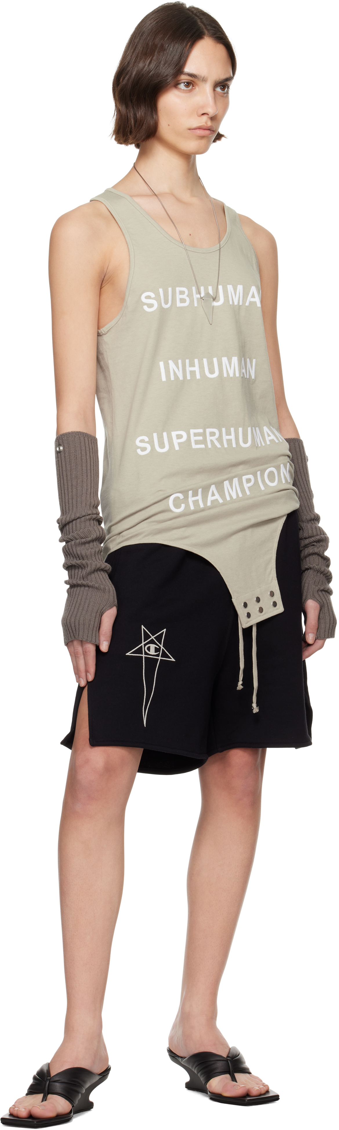 Rick Owens Off-white Champion Edition Basketball Tank Top