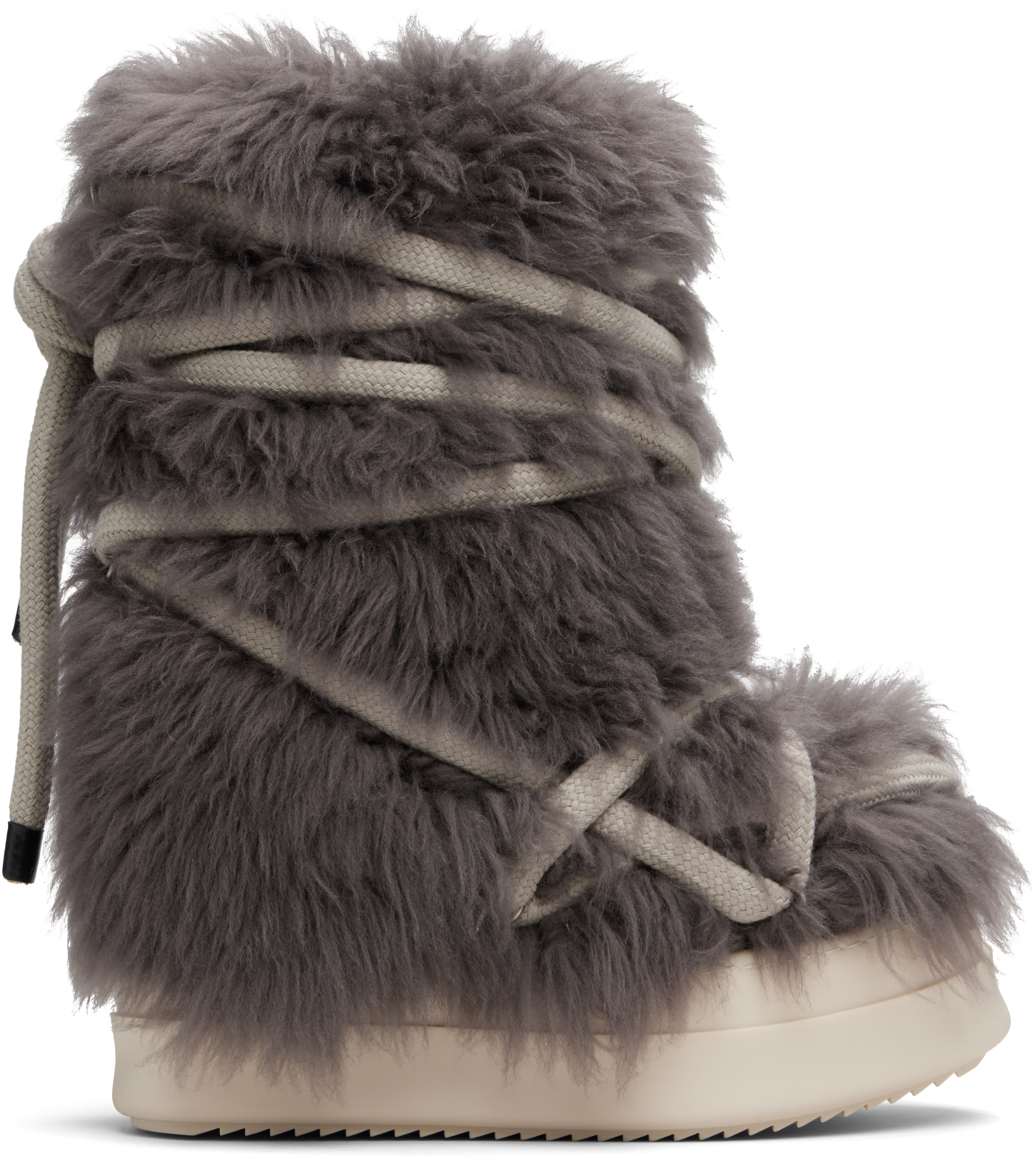 Gray Concordians Mega Bumper Lunar Boots by Rick Owens on Sale