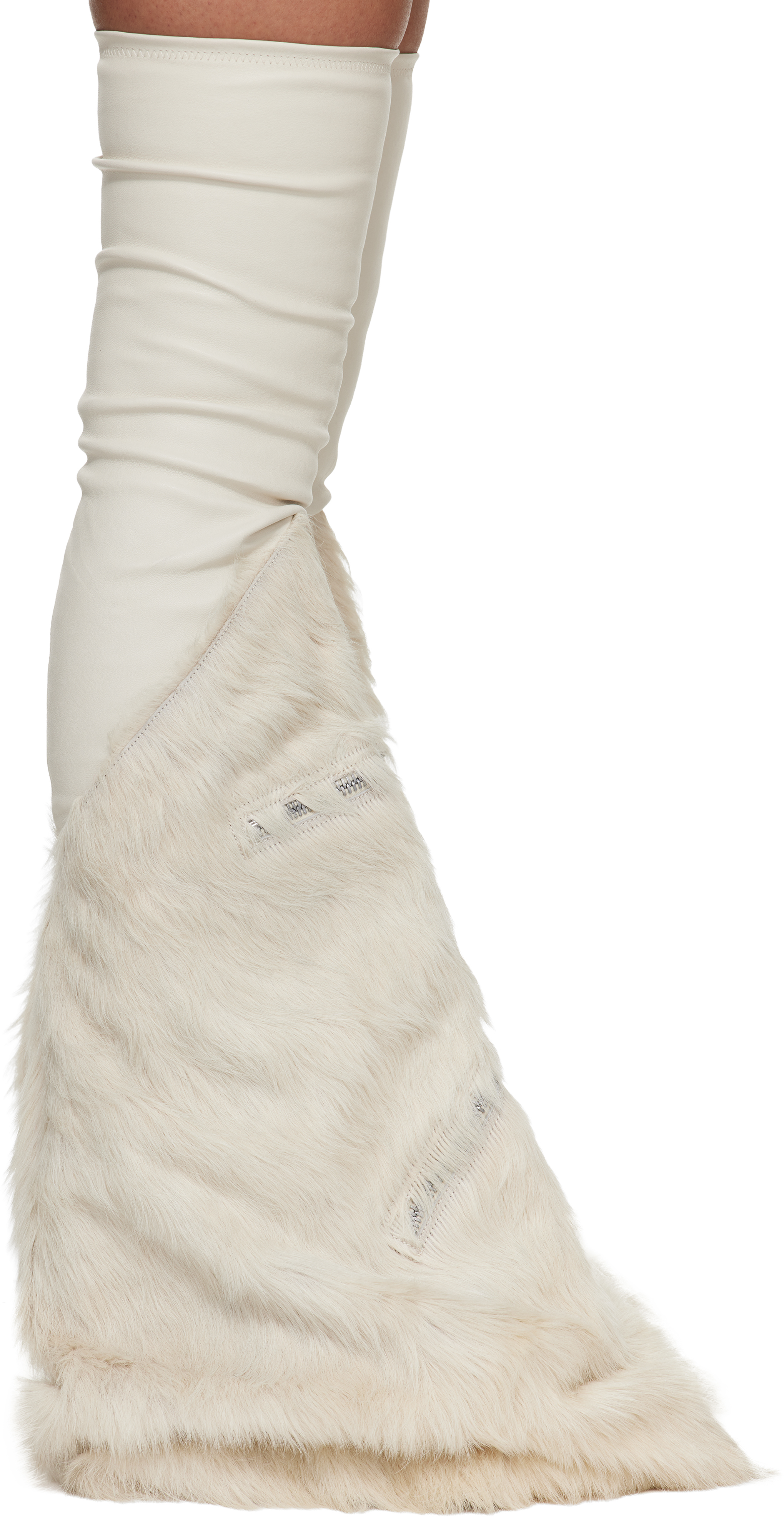 Rick Owens ウィメンズ ロングブーツ | SSENSE 日本