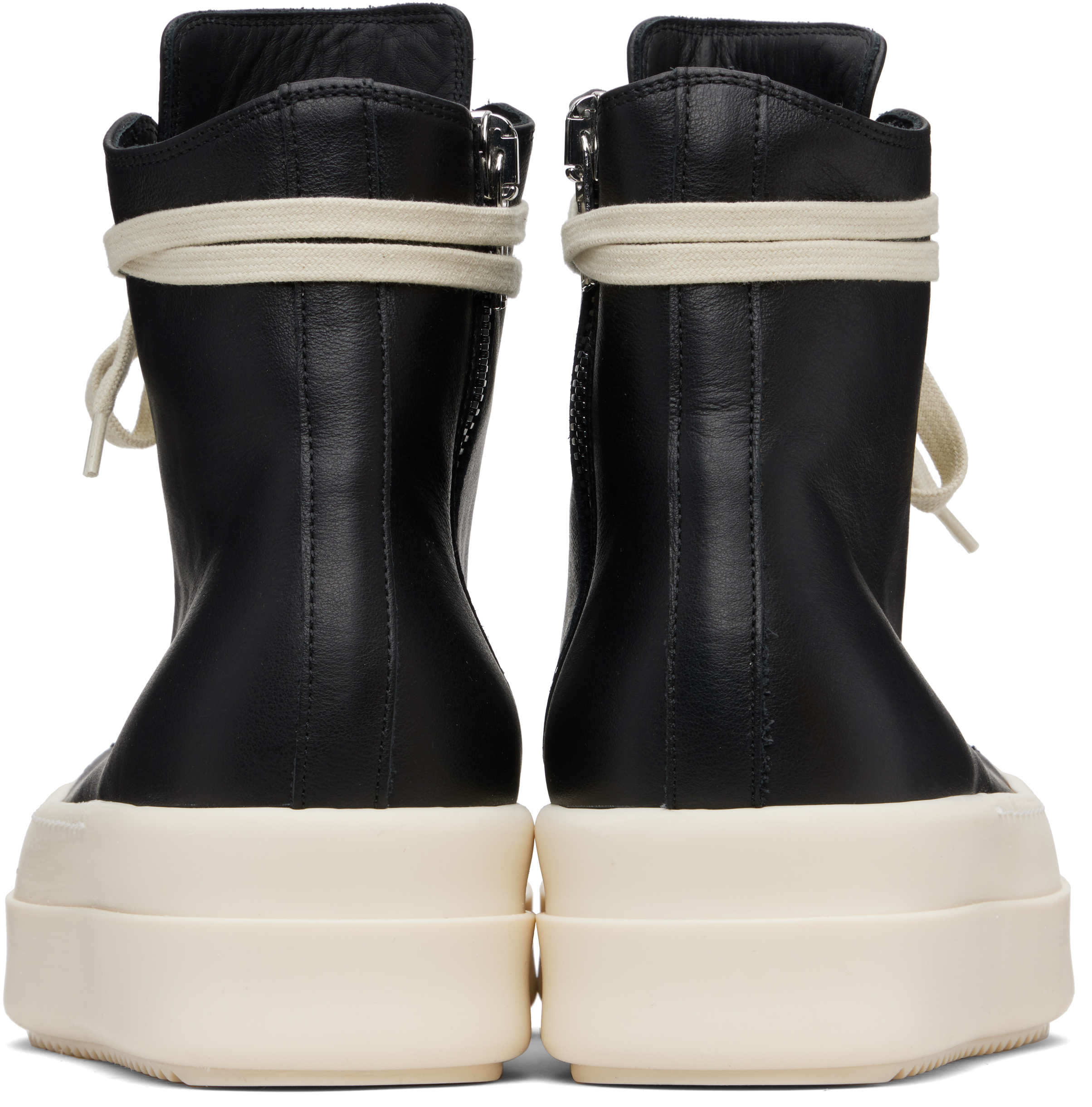 Rick Owens Hollywood Mega Bumper Sneakers In Black