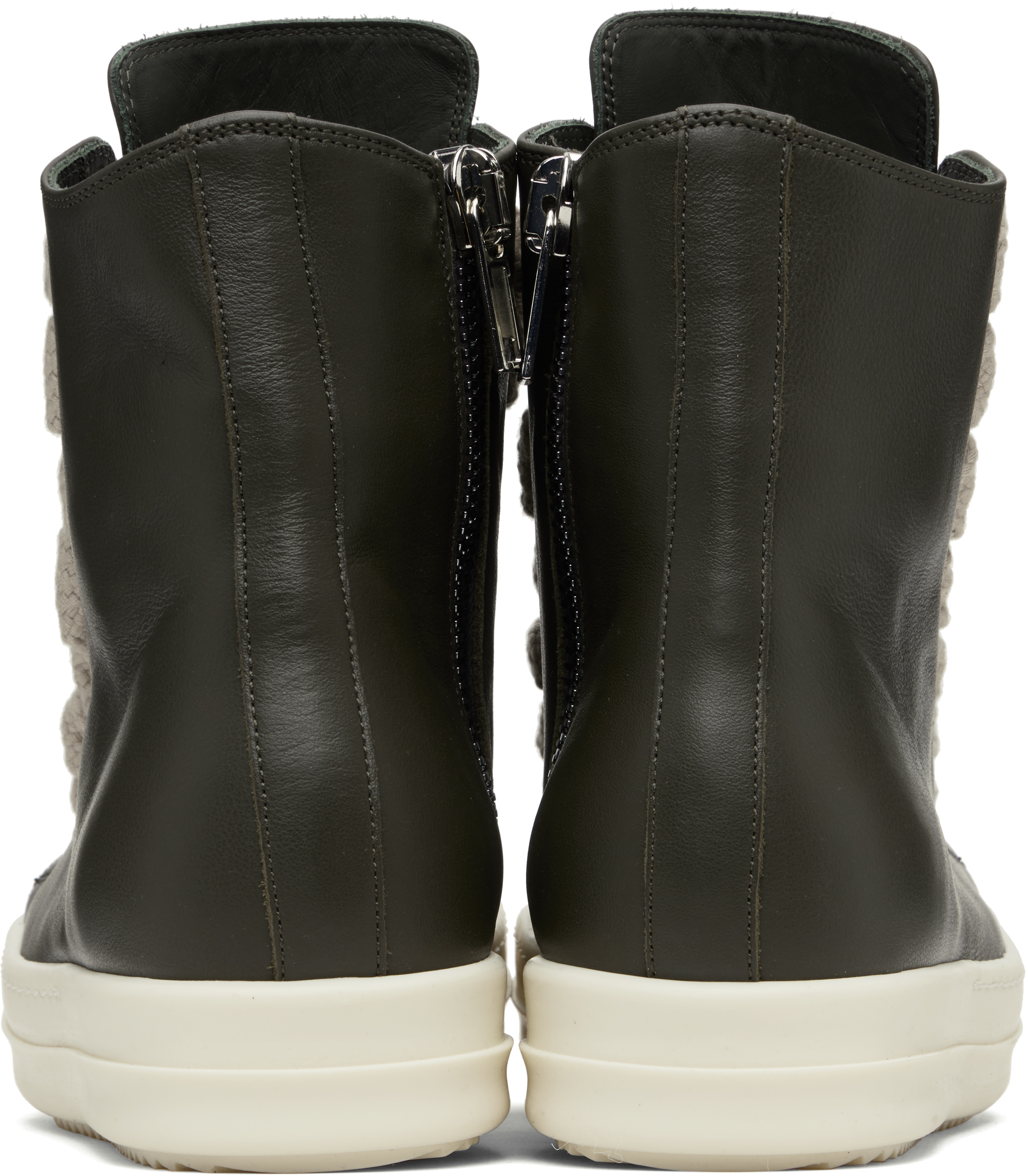 Rick Owens Ssense Exclusive Black Kembra Pfahler Edition Jumbo Lace Sneakers In Blue