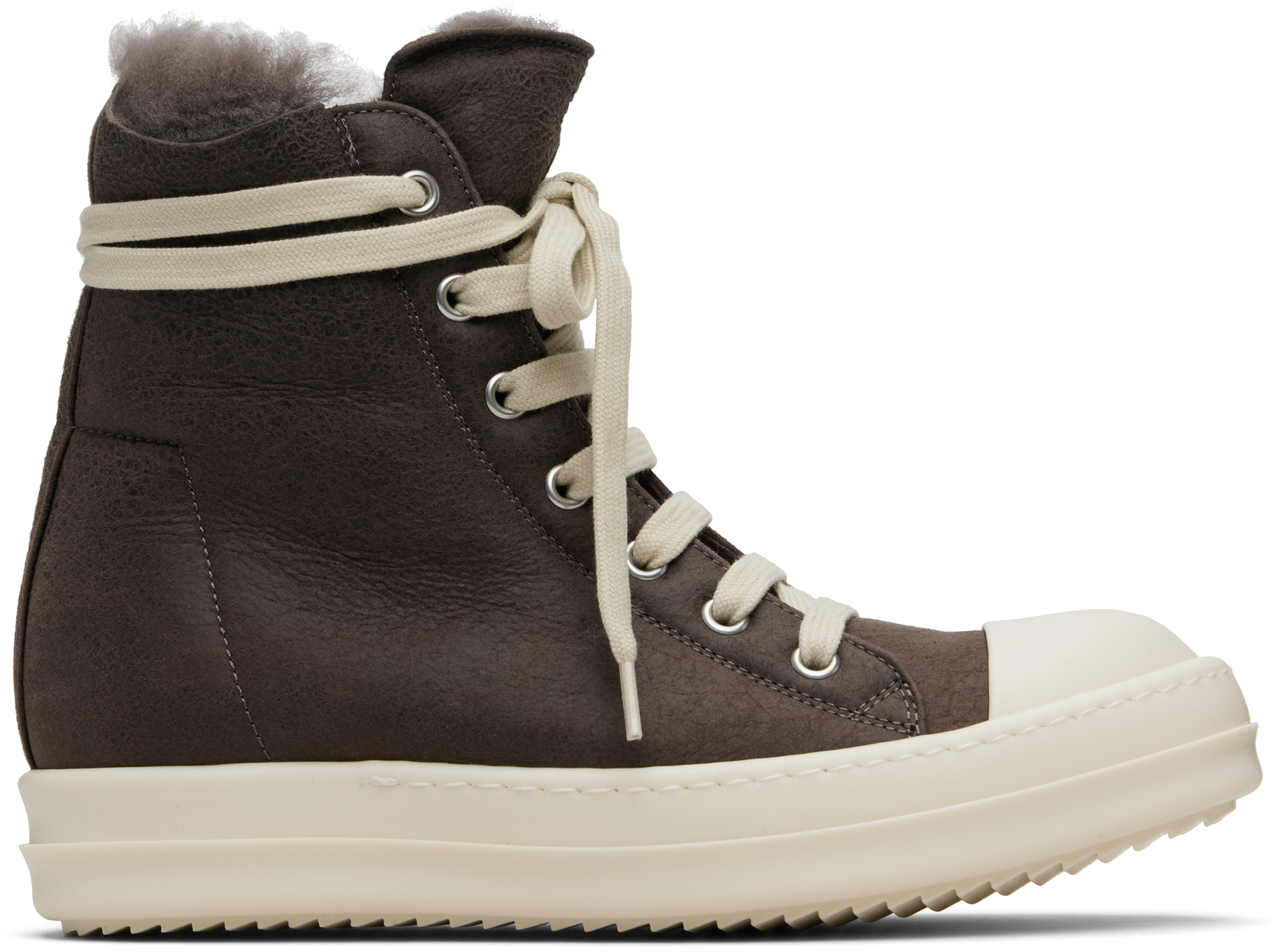 Gray Concordians Sneakers by Rick Owens on Sale