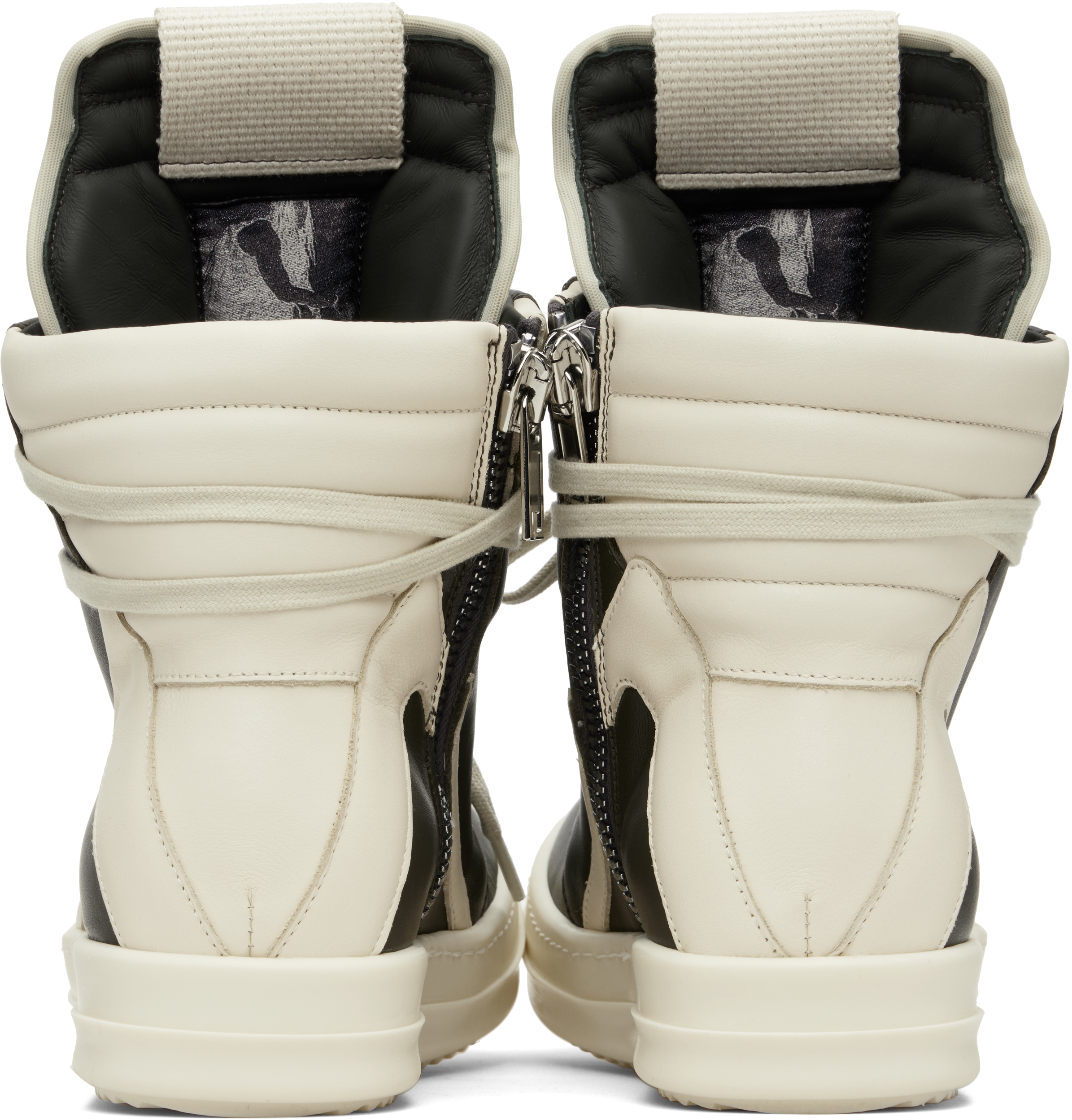 Rick Owens Gray Concordians Geobasket Sneakers In Multi