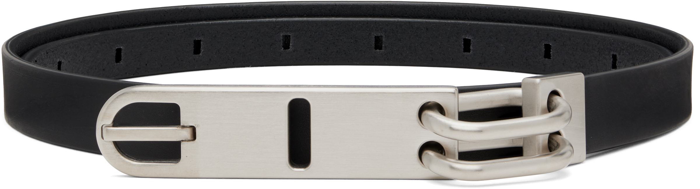 Rick Owens(リックオウエンス) TONGUE BELT タンベルト Rick Owens Leather Tongue Belt | Harrods JP