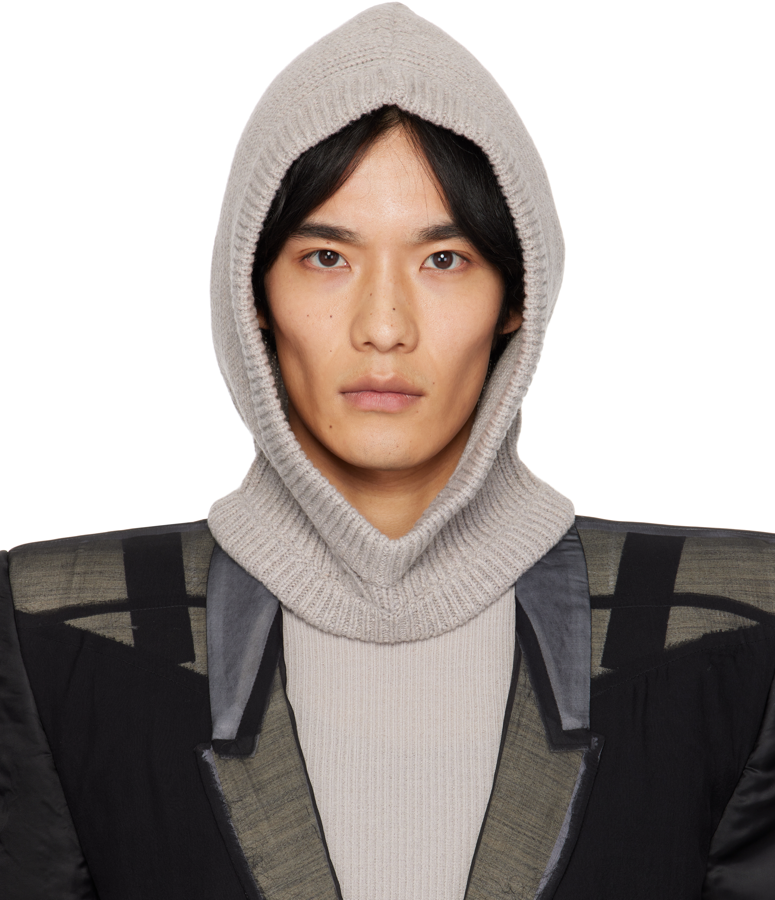 Gray Concordians Cashmere Hood